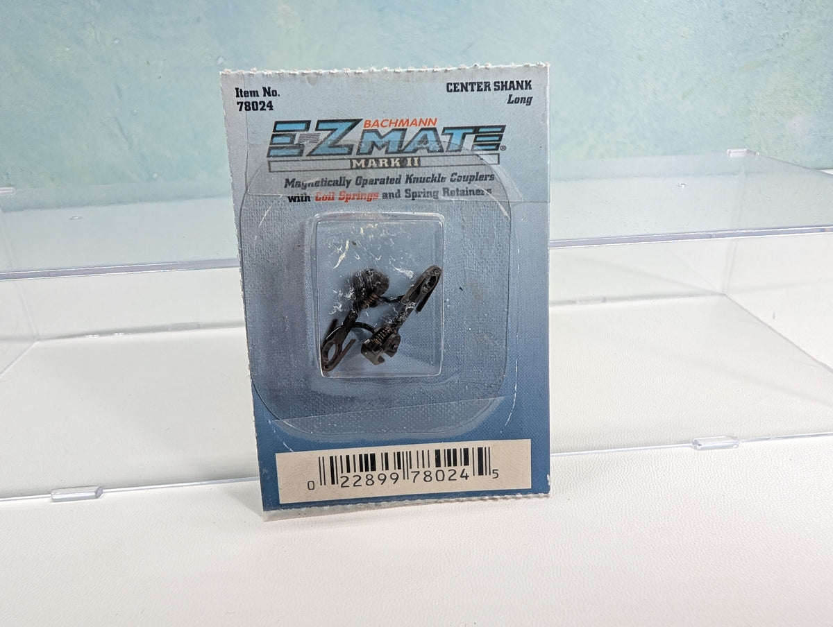 Bachmann 78024 HO Scale Center Shank, Long E-Z Mate Couplers (2 pcs)