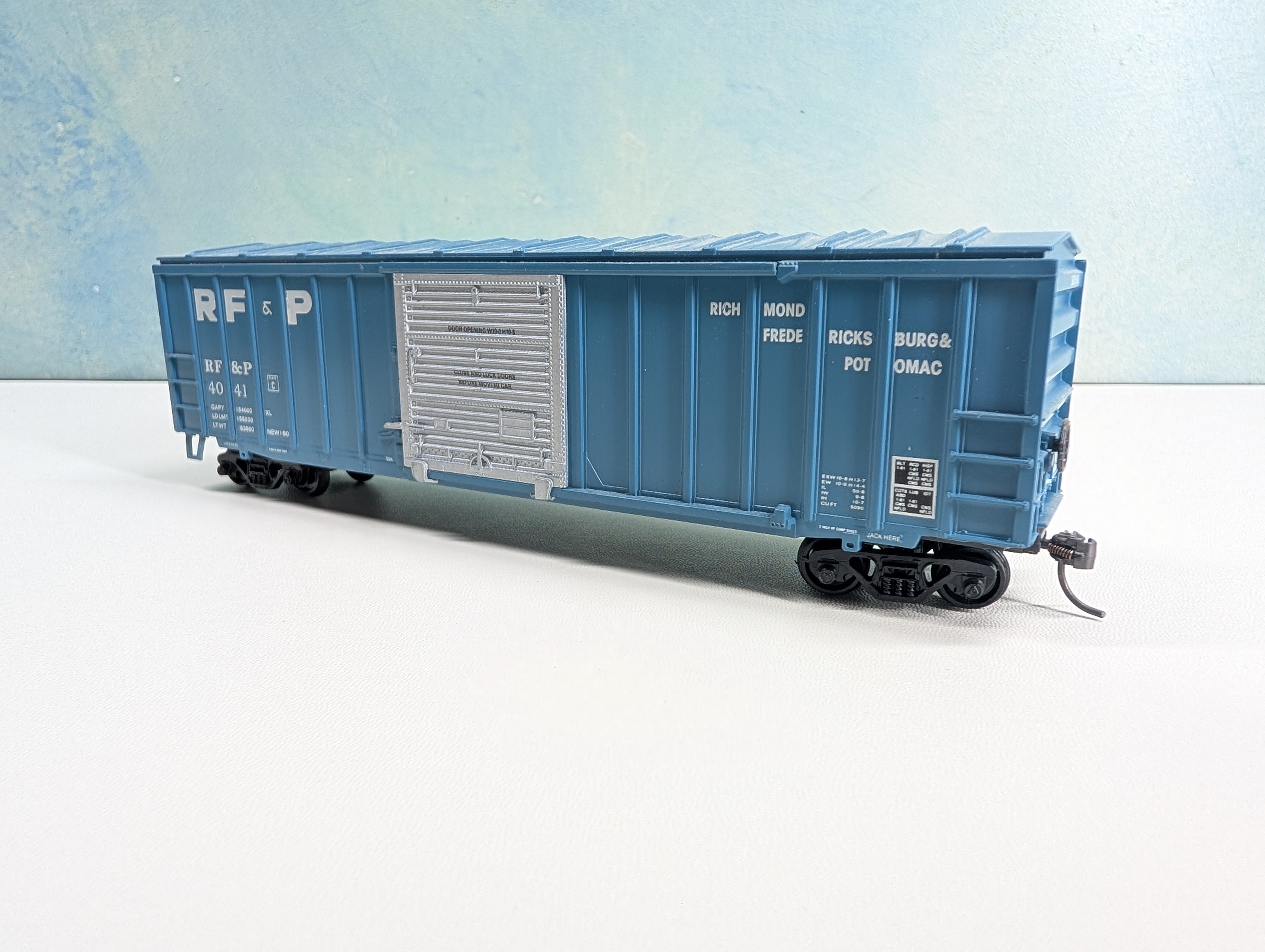 USED Athearn HO Scale 50' Box Car Richmond, Fredericksburg & Potomac RF&P #4041 Bev-Bel