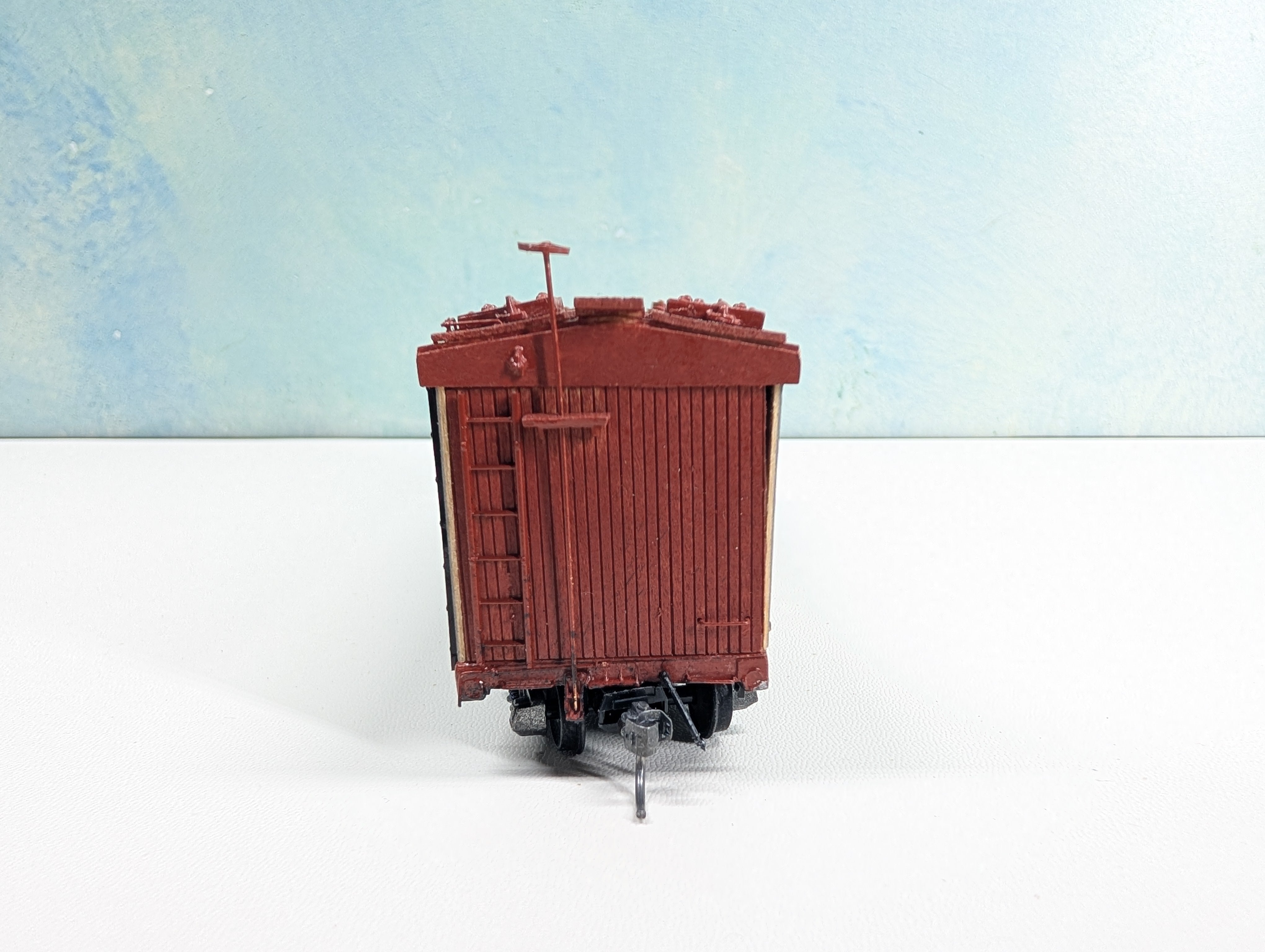 USED HO Scale Real Wood Reefer Hiram Walker and Sons NWX #14495 London Dry Gin