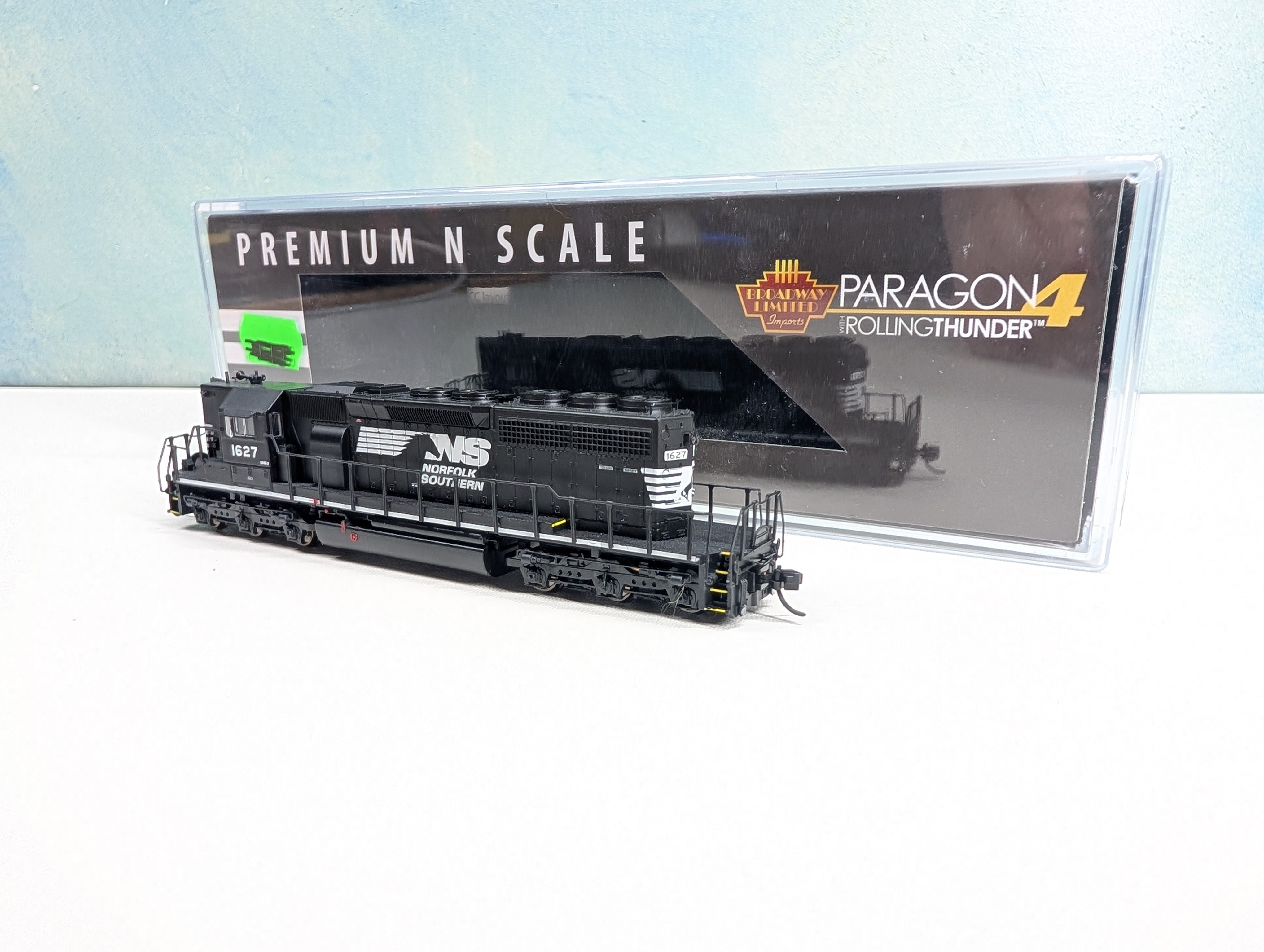 USED Broadway Limited 6214 N Scale EMD SD40-2 Diesel Locomotive High Hood Norfolk Southern NS #1627 Tested! Paragon4 Sound/DC/DCC