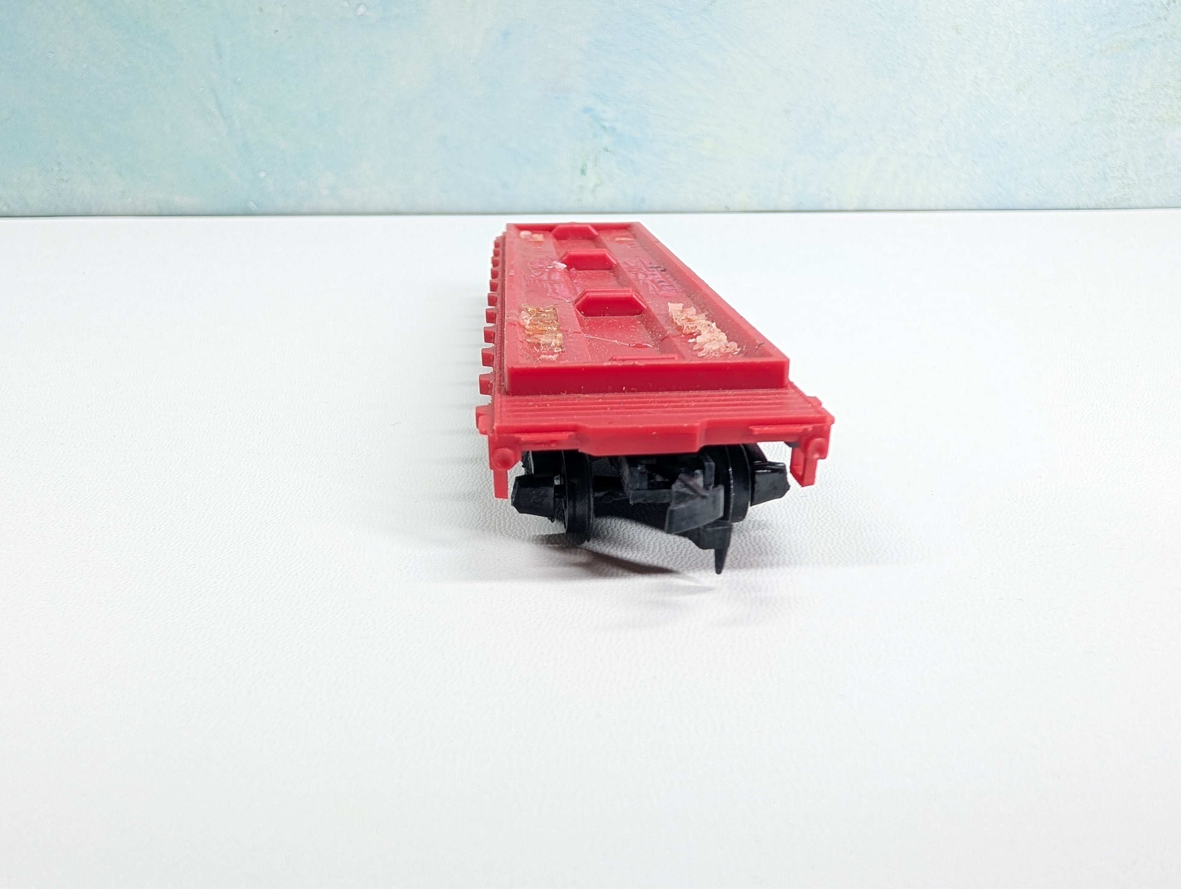 USED Tyco HO Scale Flat Car Great Northern