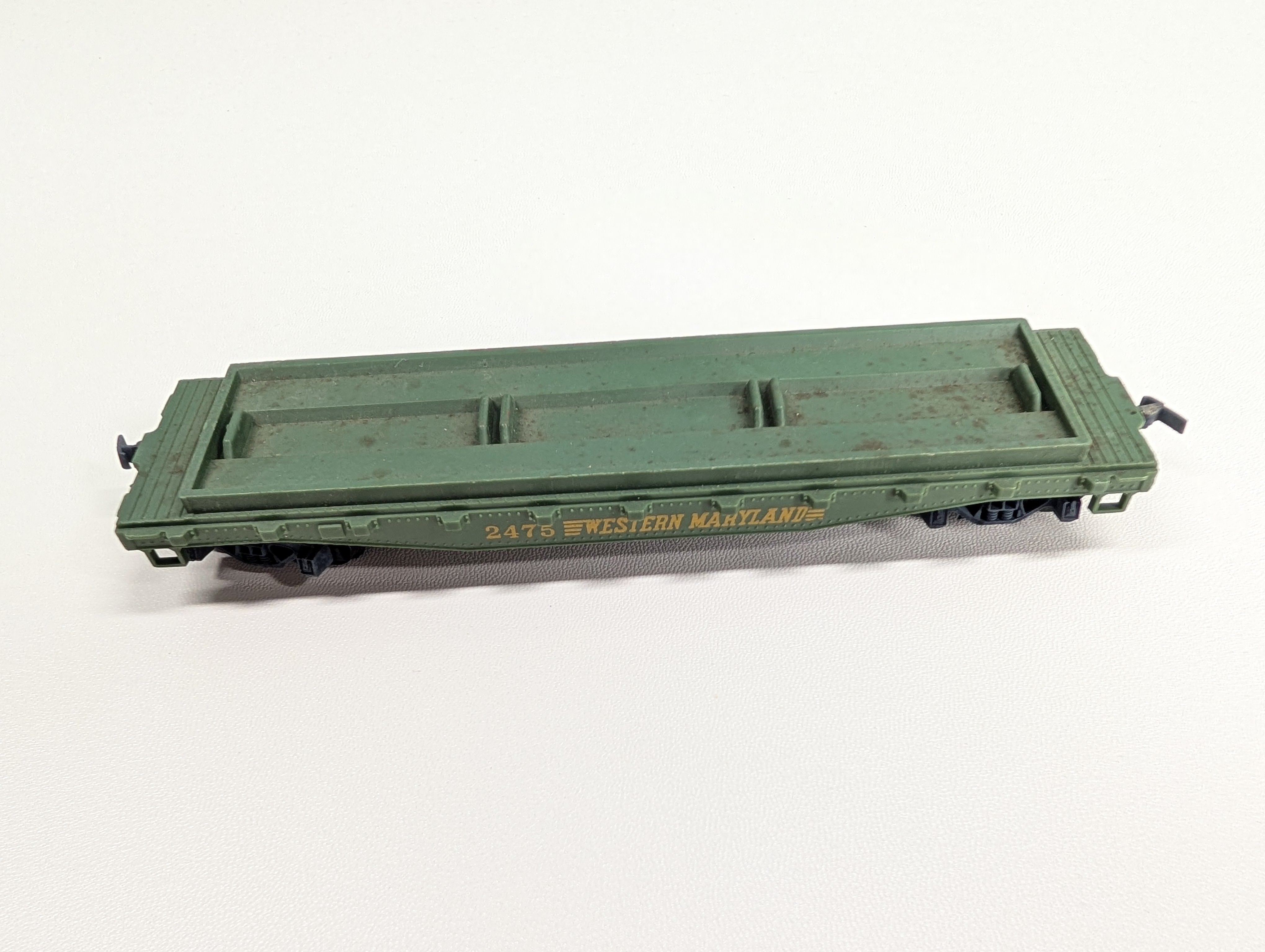 USED Mantua HO Scale Flat Car Western Maryland #2475