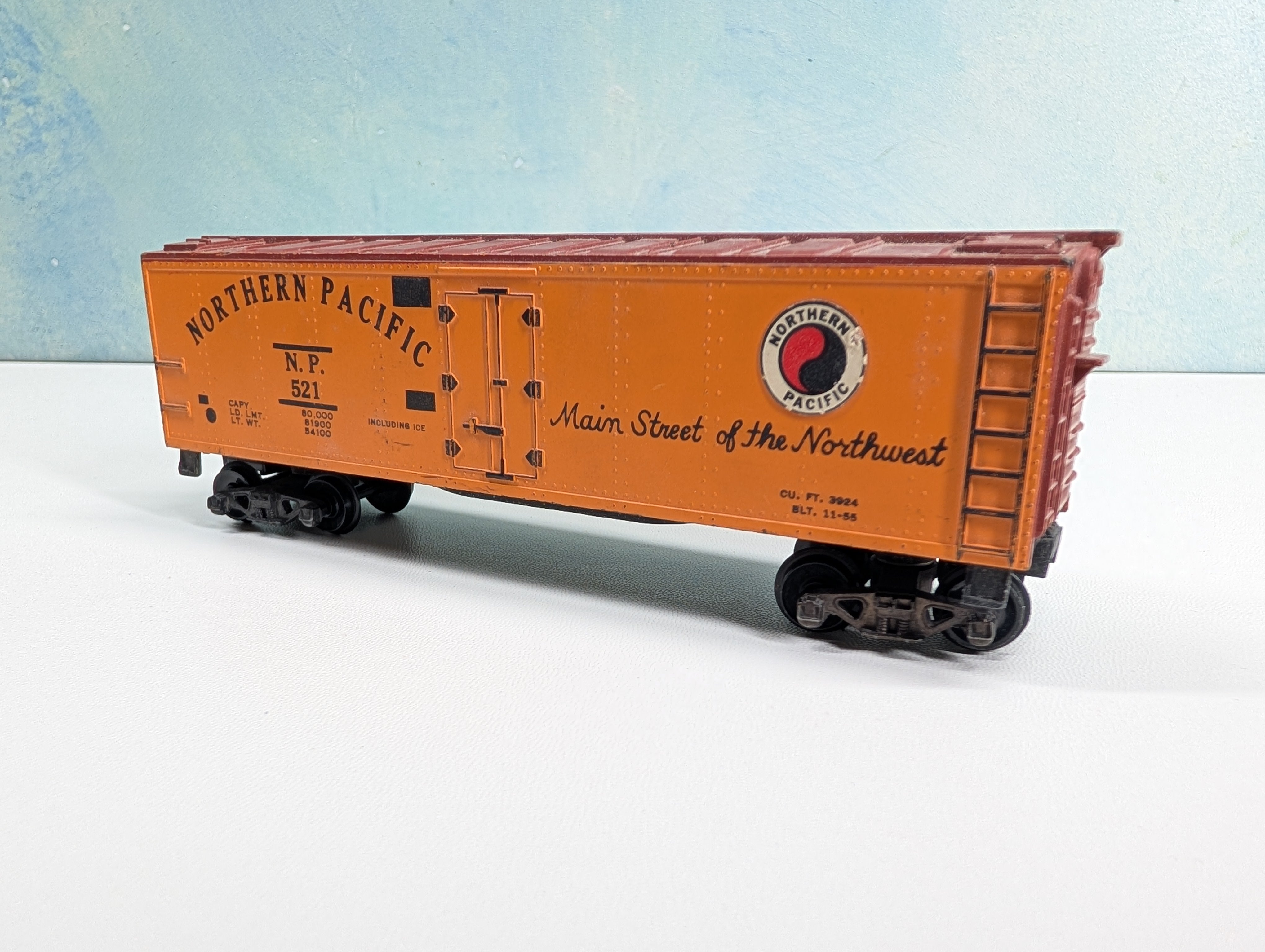 USED Gilbert HO Scale Reefer Northern Pacific NP #521