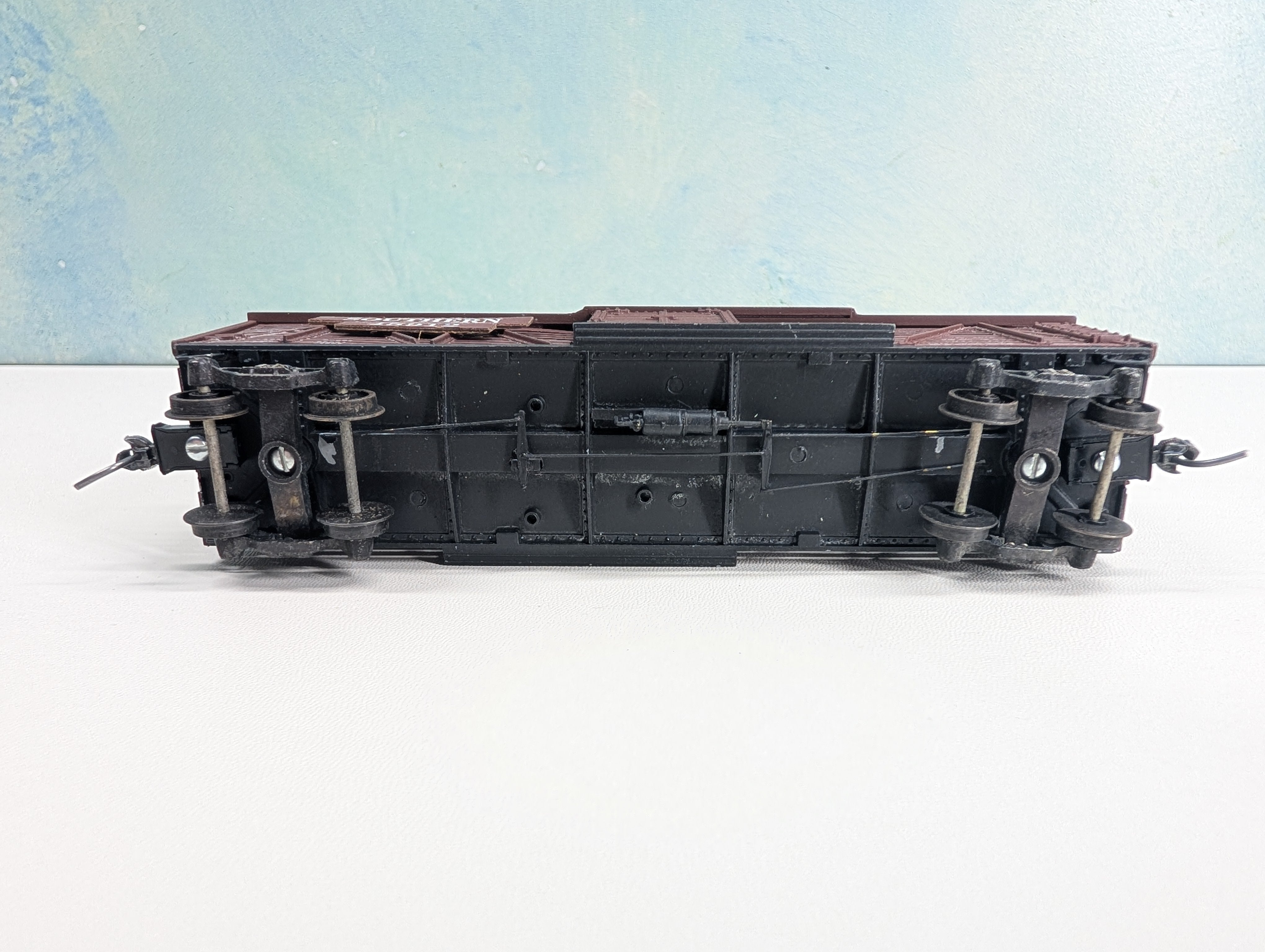 USED HO Scale Cattle Stock Car Southern #45912 Metal Wheels, Metal