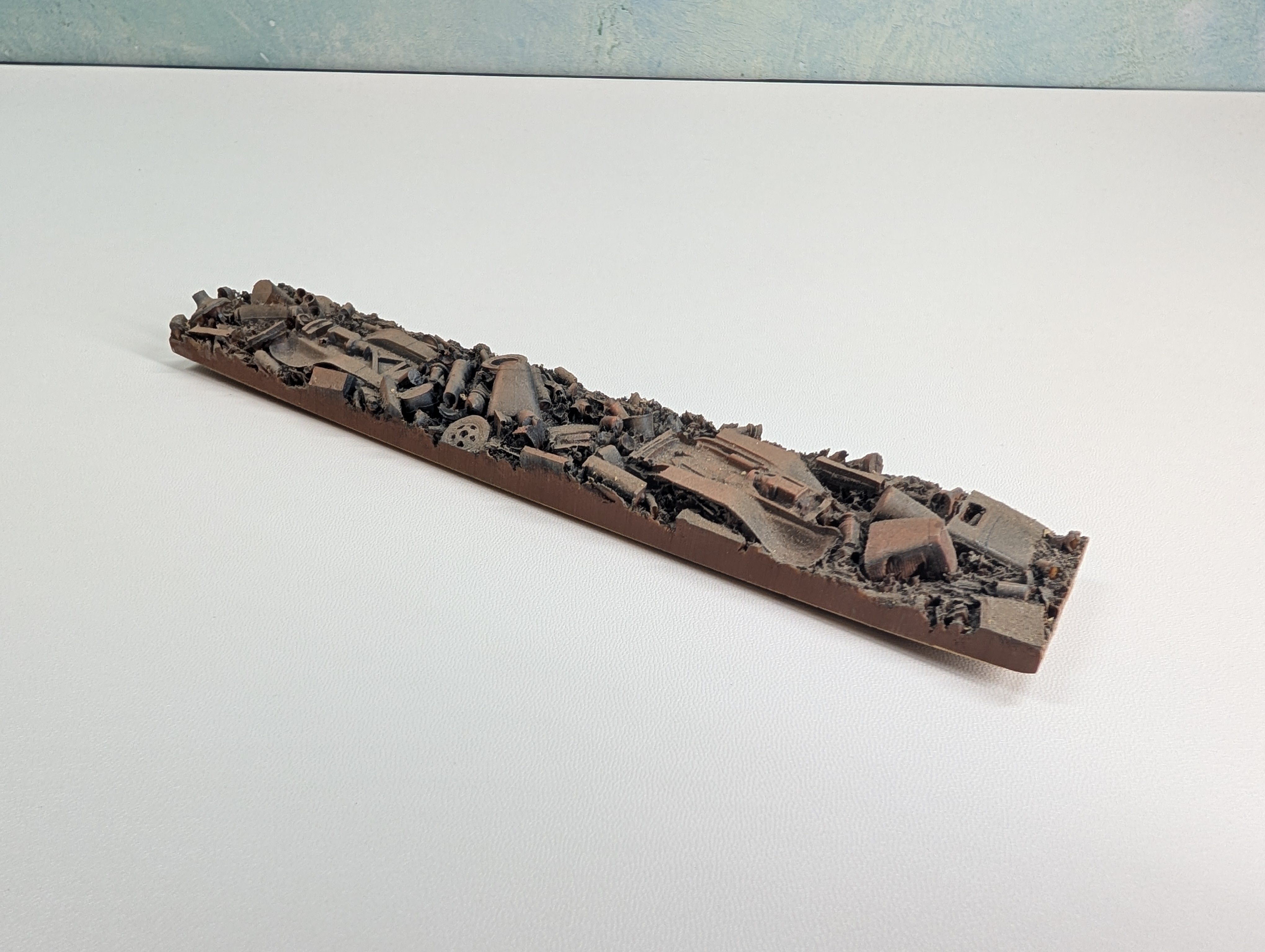 USED HO Scale Weathered Metal Scrap Load