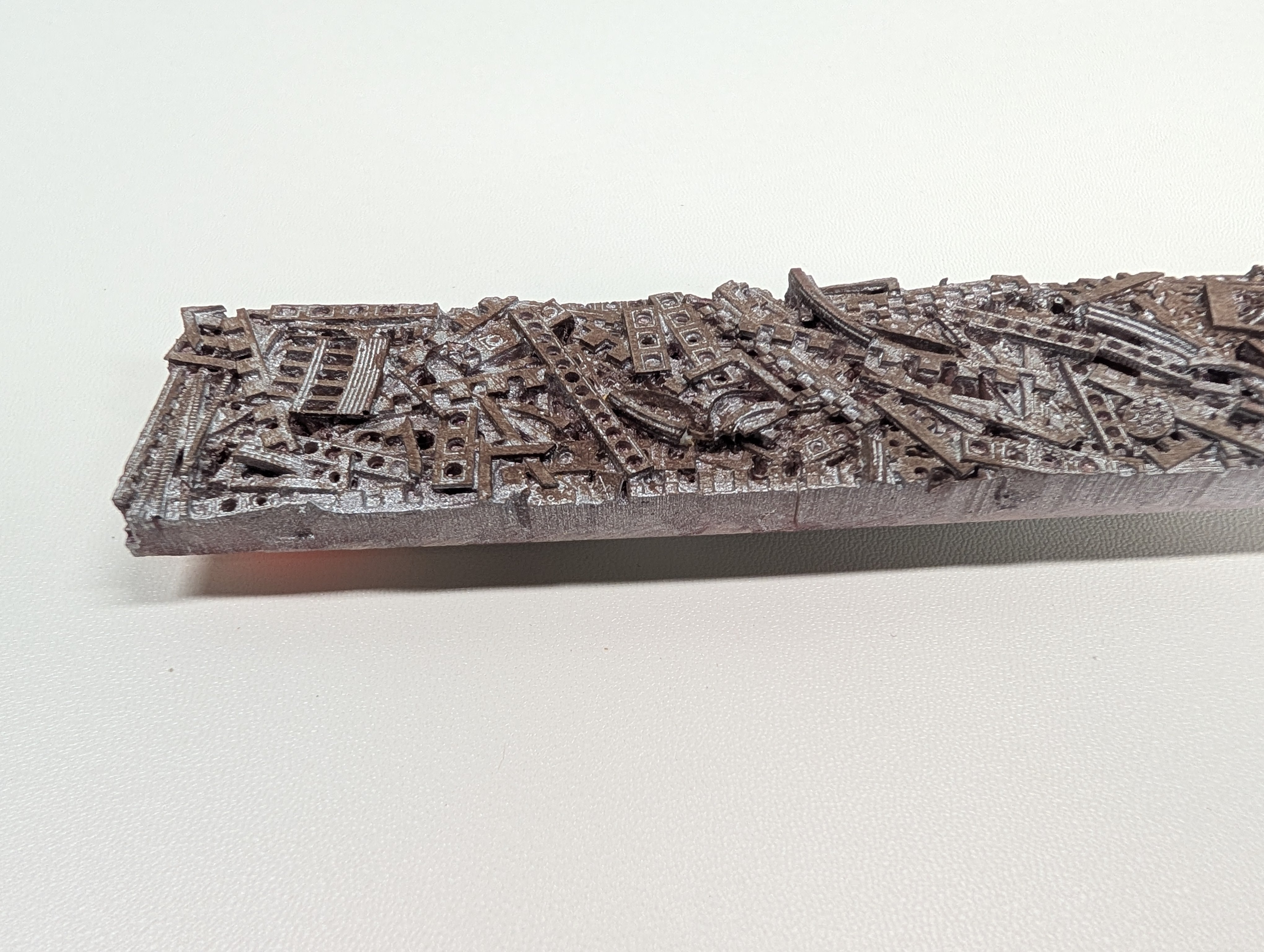 USED HO Scale Weathered Metal Scrap Load