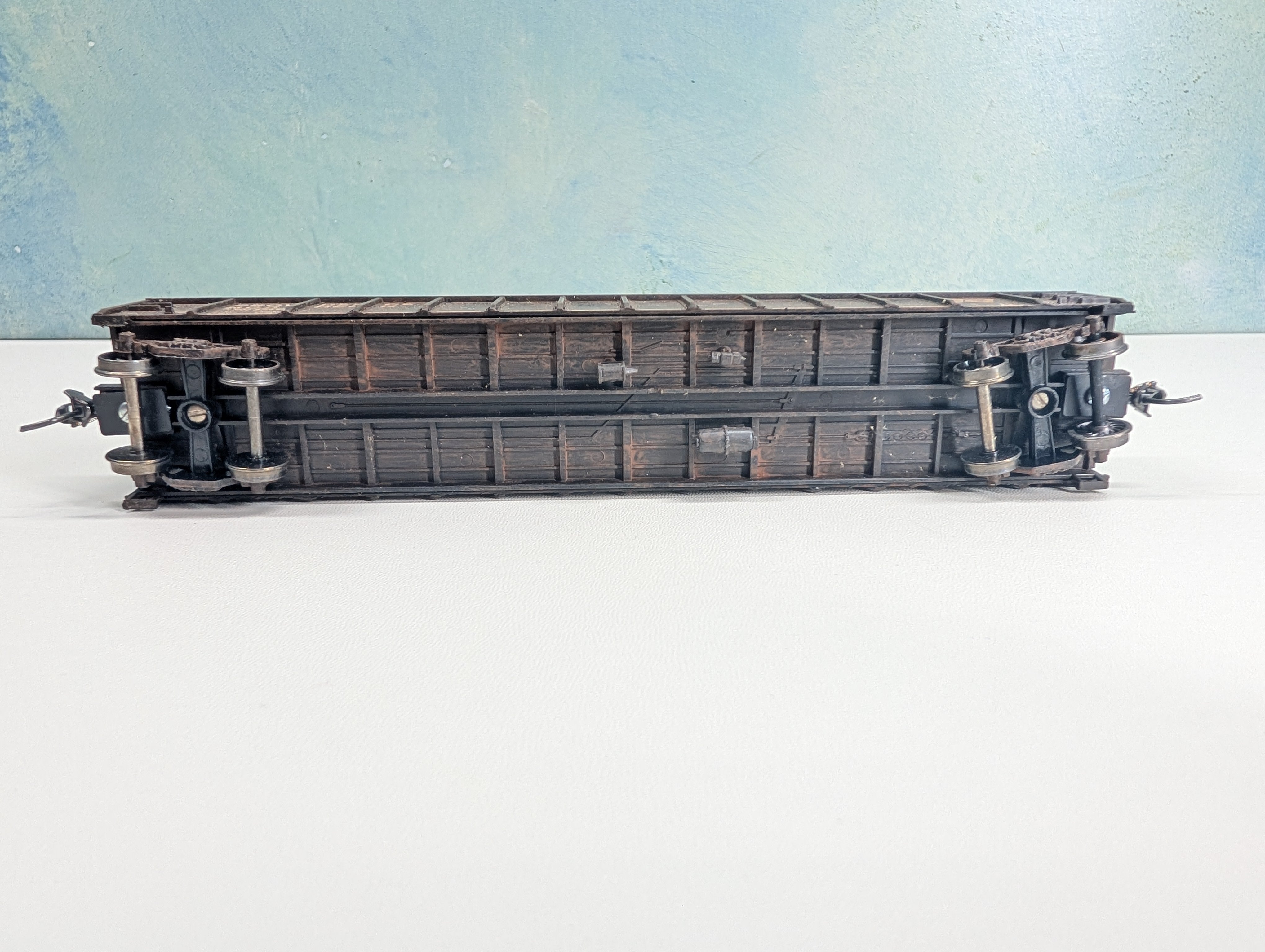 USED Roundhouse HO Scale Weathered 52' Gondola Providence Northern PN #37544 Metal Wheels