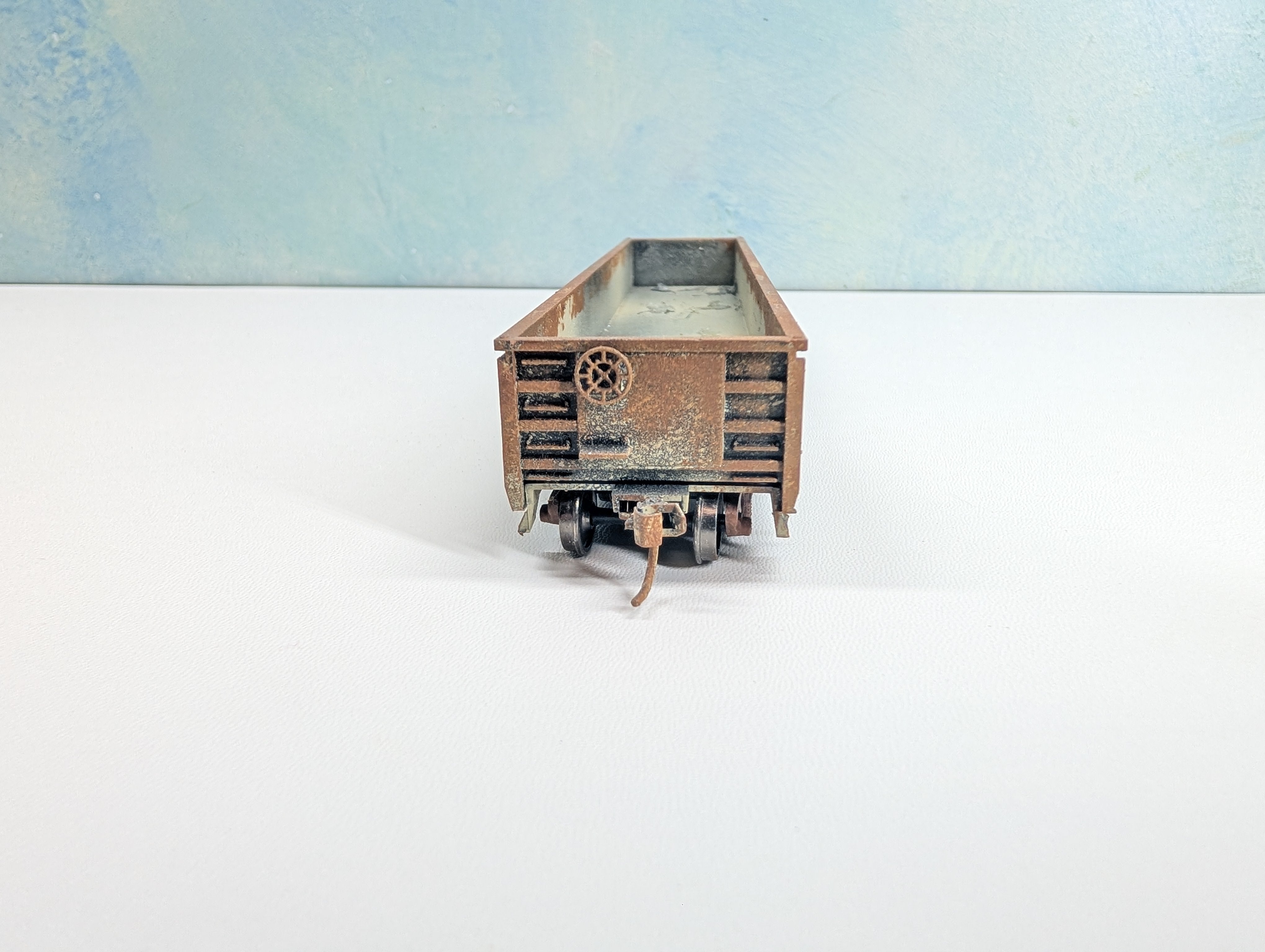 USED Roundhouse HO Scale Weathered 52' Gondola Providence Northern PN #20102 Metal Wheels