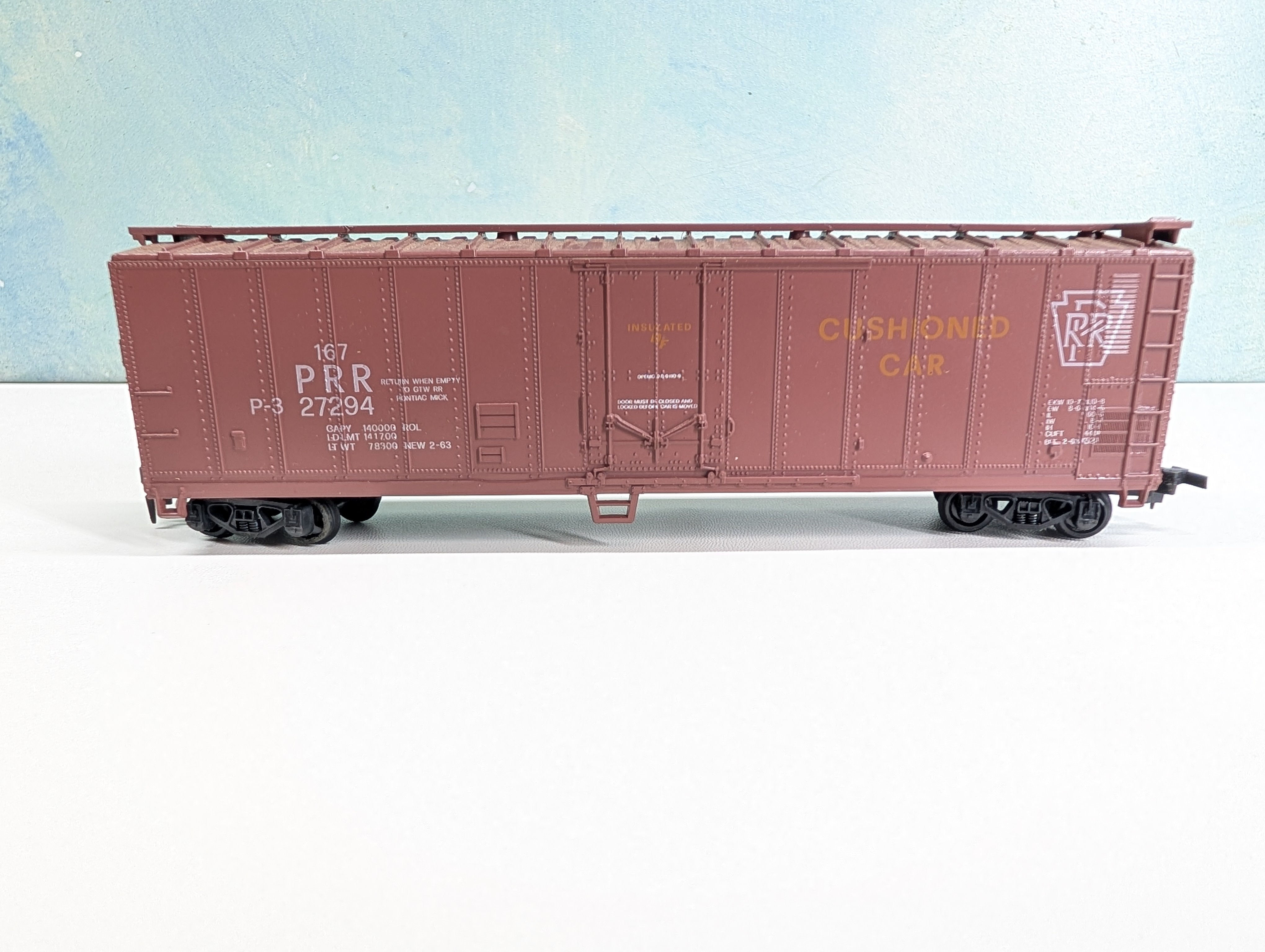 USED PMI HO Scale 50' Reefer Box Car Pennsylvania PRR #27294
