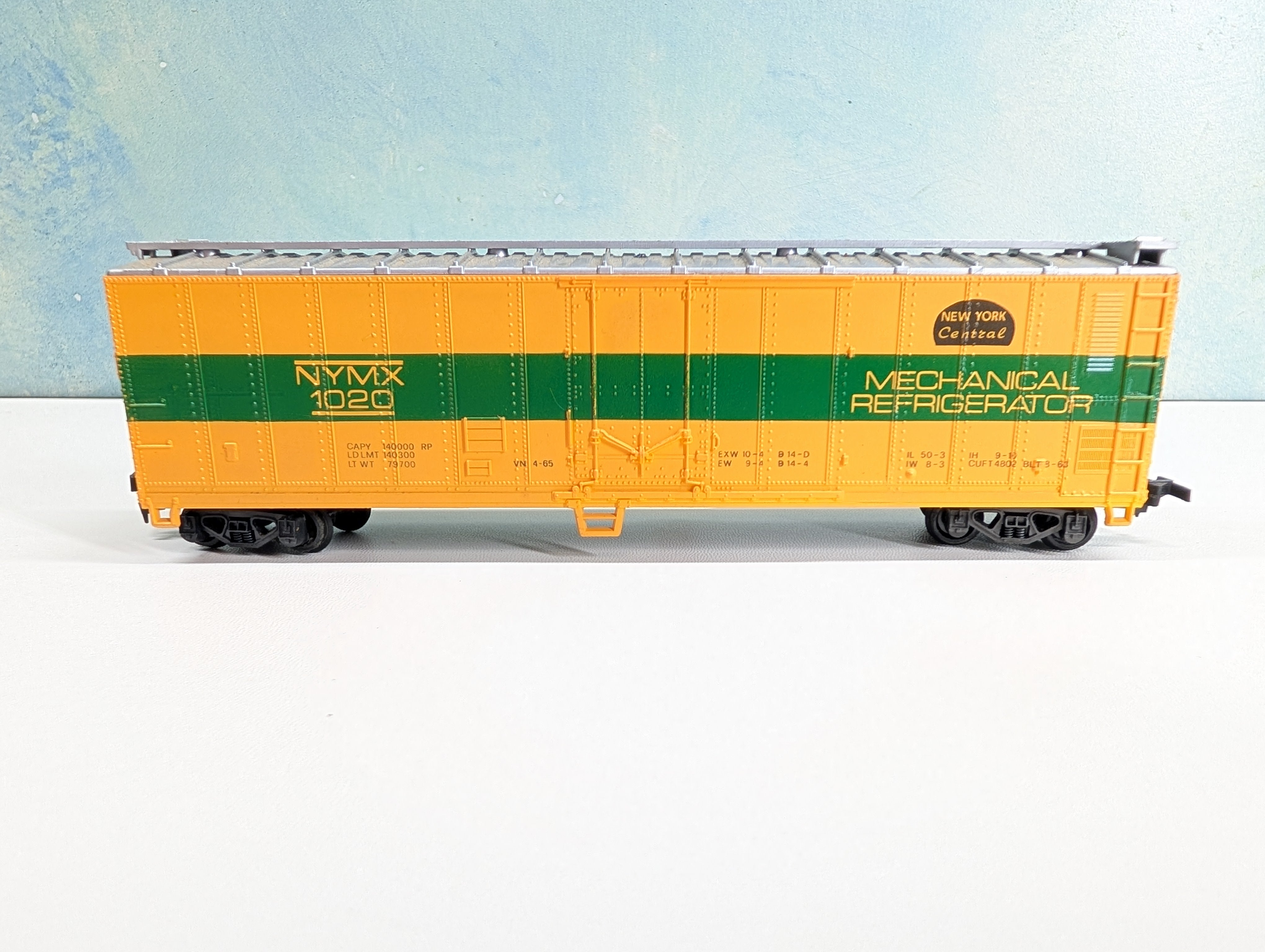 USED PMI HO Scale 50' Reefer Box Car New York Central NYMX #1020
