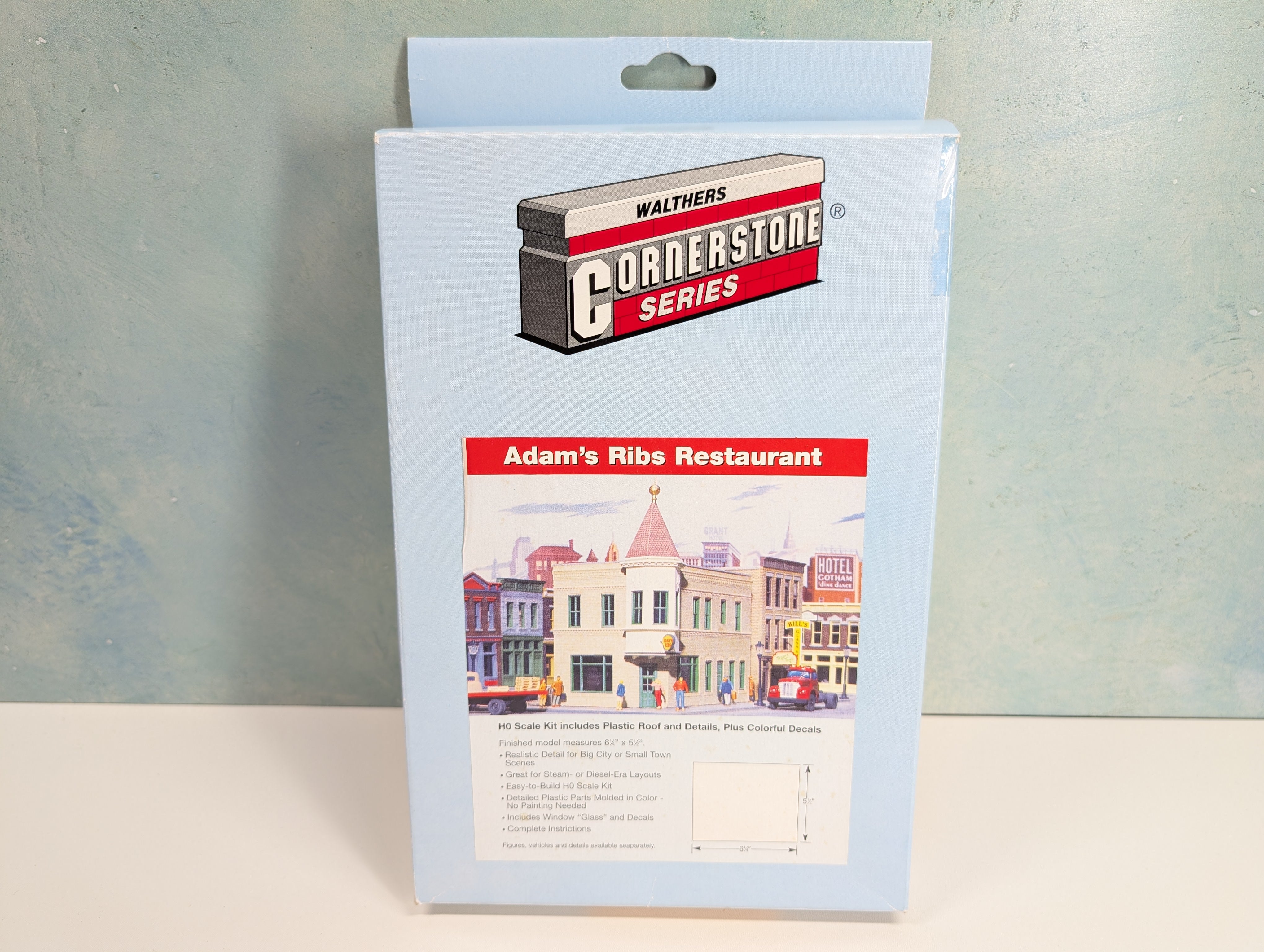 USED Walthers Cornerstone 933-3034 HO Scale Adam's Ribs Restaurant KIT