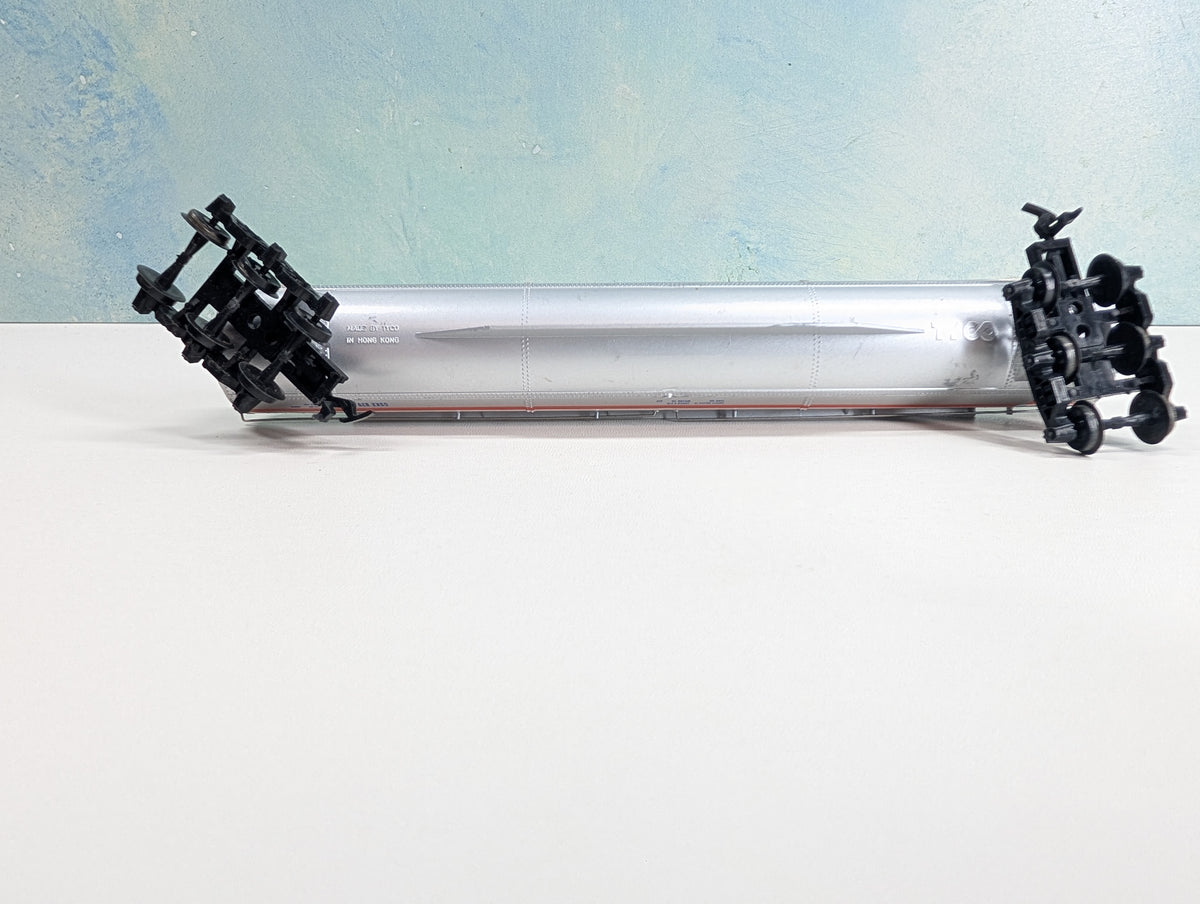 USED Tyco HO Scale Large Triple Dome Tank Car Gulf OSKX #829