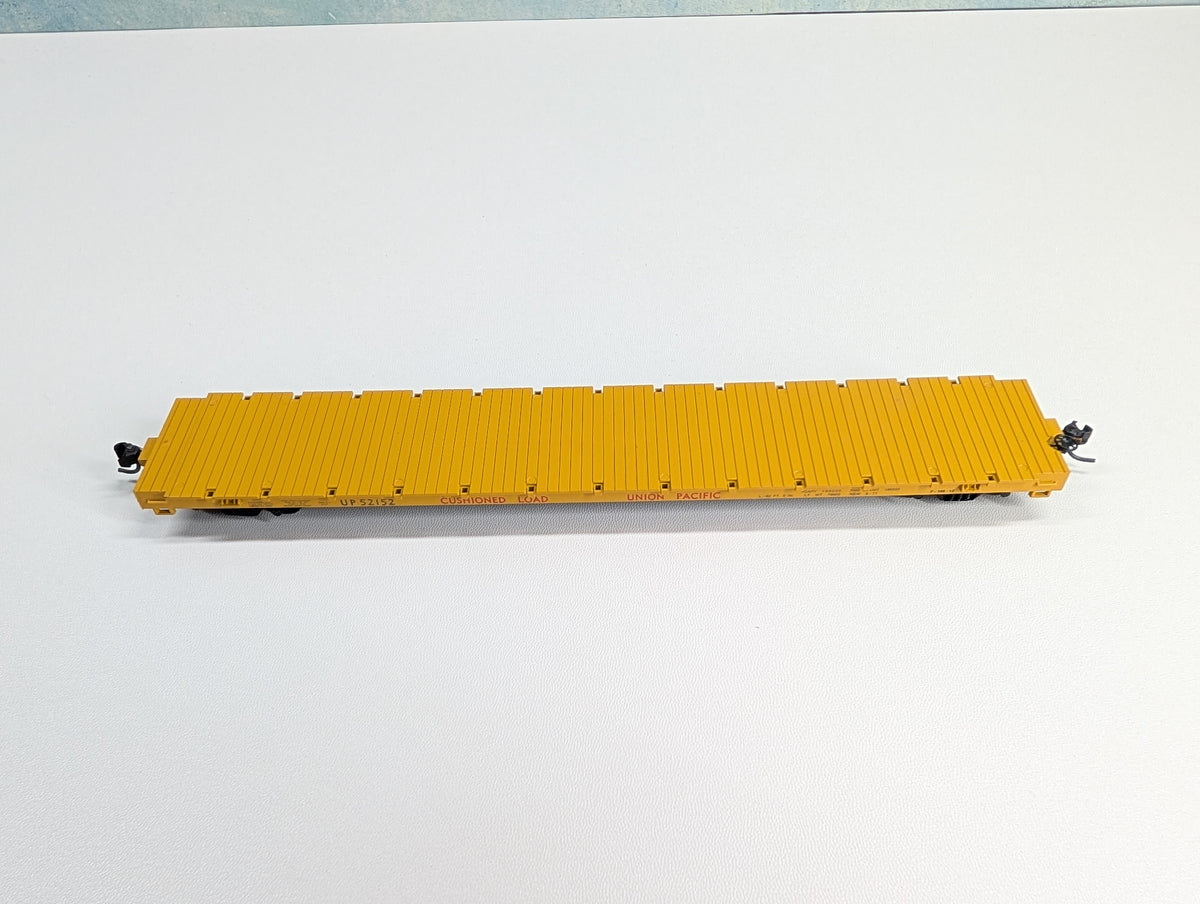 USED Roundhouse 1286 HO Scale 60' Flat Car Union Pacific UP #52152