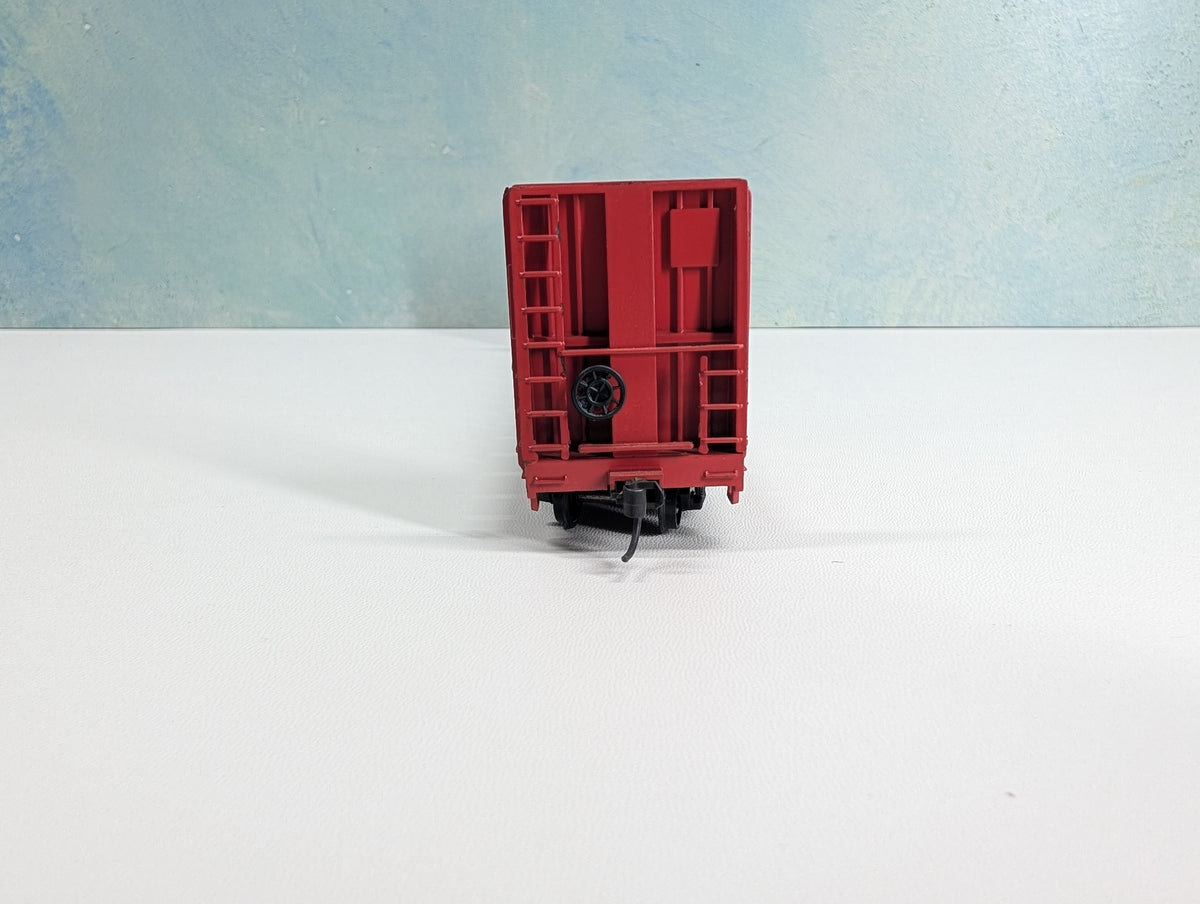USED Roundhouse 1311 HO Scale 60' Bulkhead Flat Car Santa Fe ATSF #93598