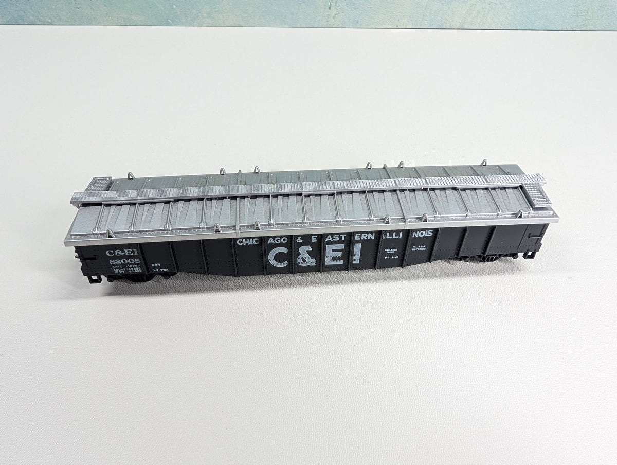 USED Athearn HO Scale 50' Covered Gondola Chicago and Eastern Illinois C&EI #82005