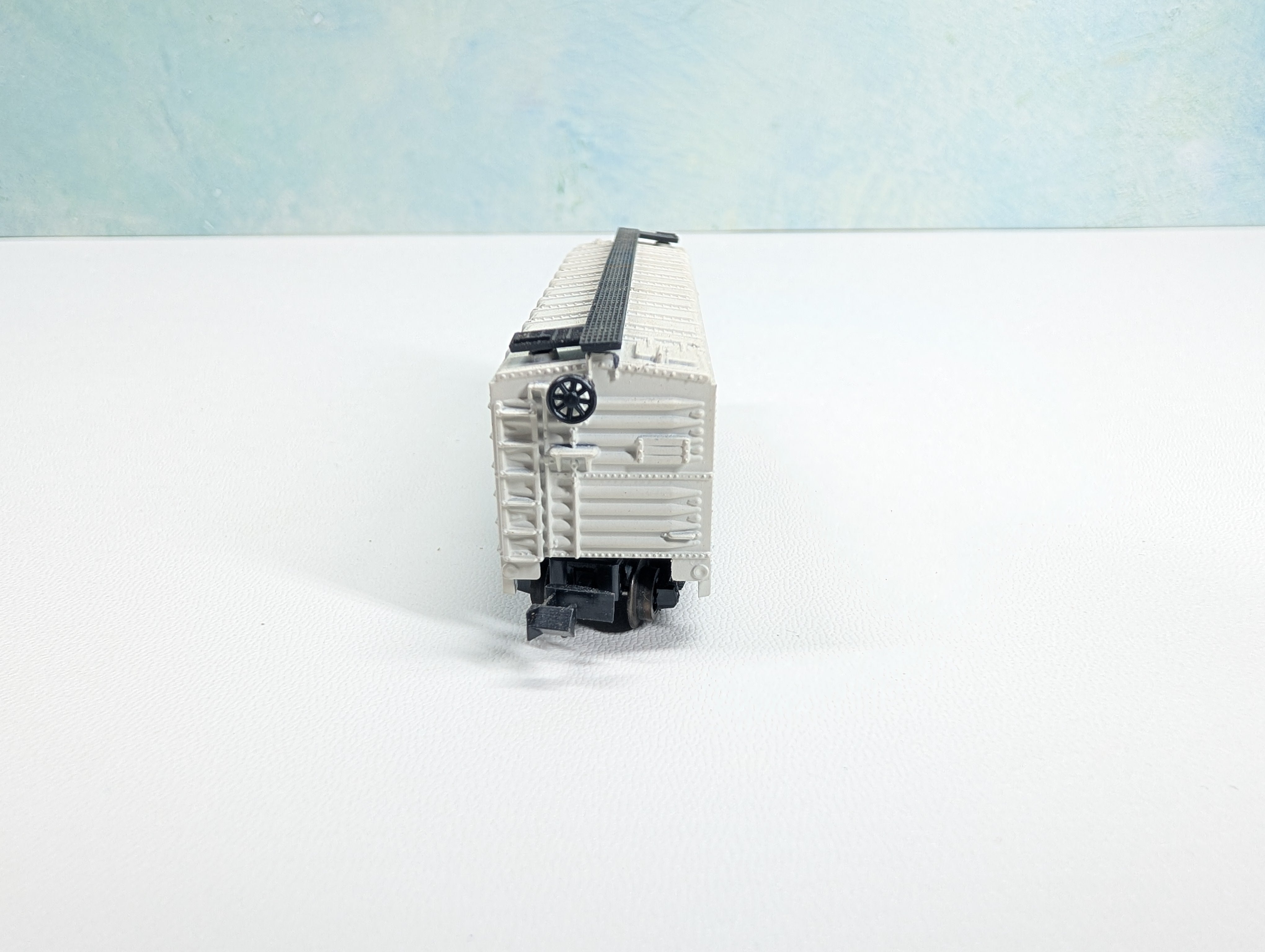 USED Postage Stamp Trains Aurora N Scale Box Car Carnation Milk CM #25063
