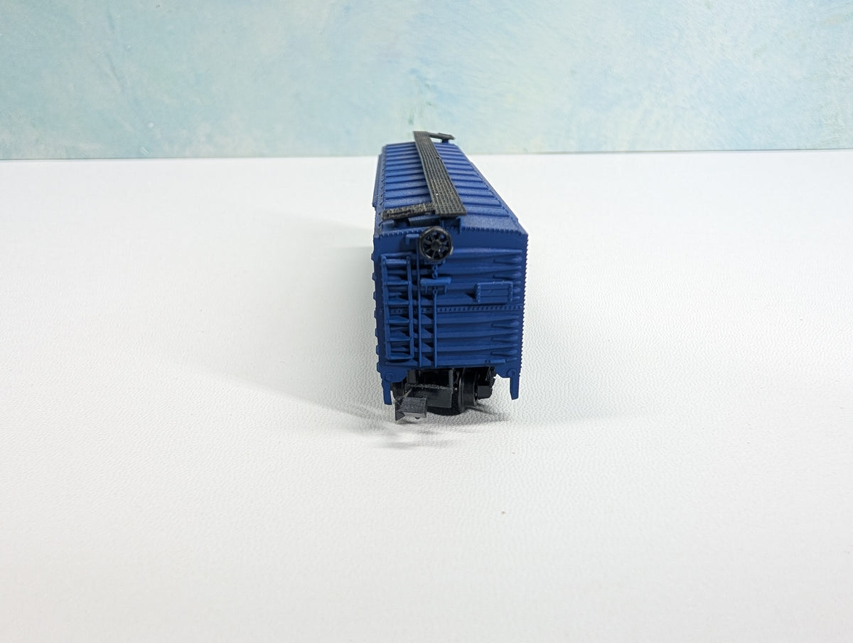 USED Postage Stamp Trains Aurora N Scale 50' DD Box Car Port Huron & Detroit PHD #1347