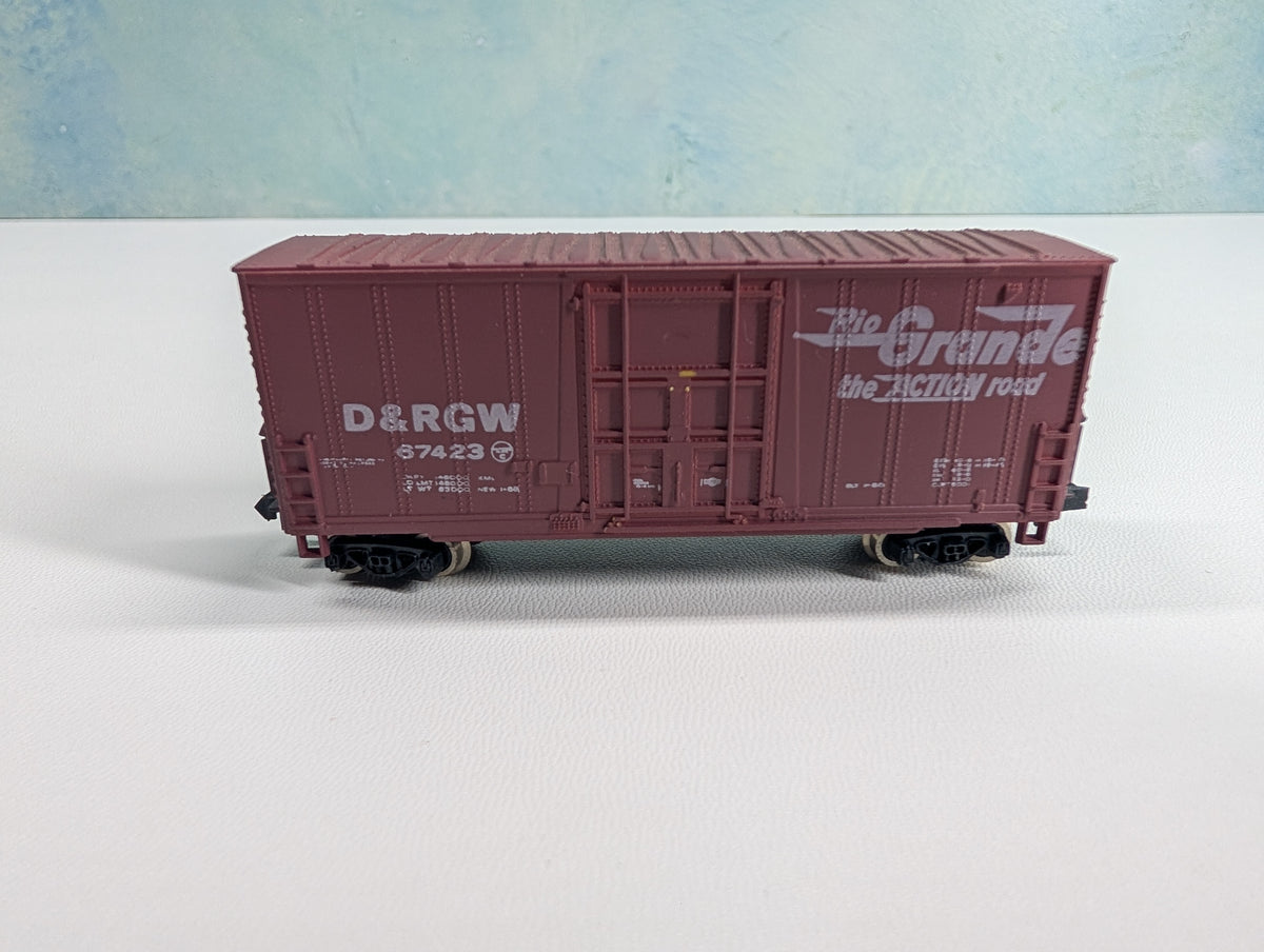 USED Bachmann N Scale HI-Cube Box Car Rio Grande D&RGW #67423