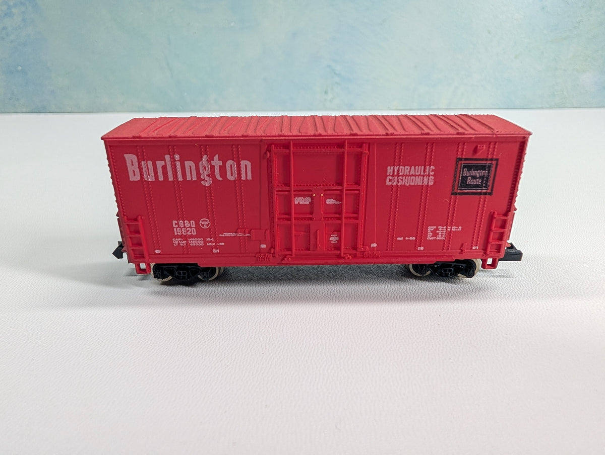 USED Bachmann N Scale HI-Cube Box Car Burlington CB&Q #15620