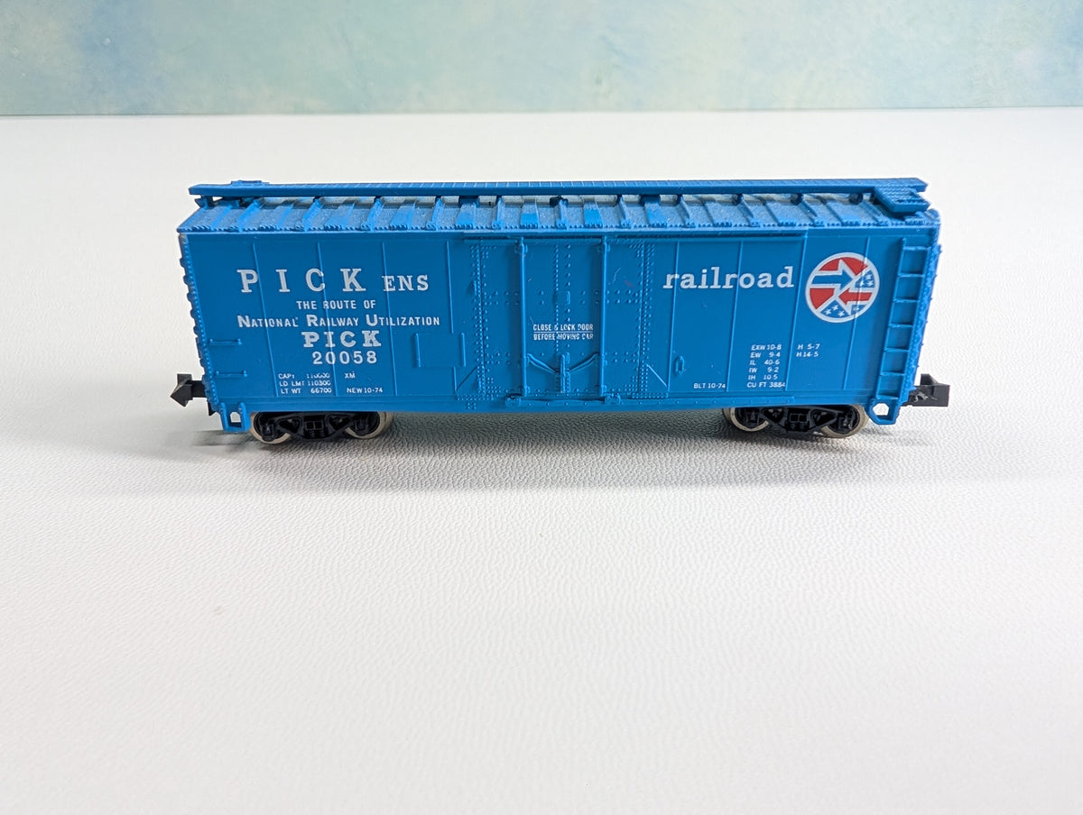 USED Atlas N Scale Box Car Pickens Railroad #20058