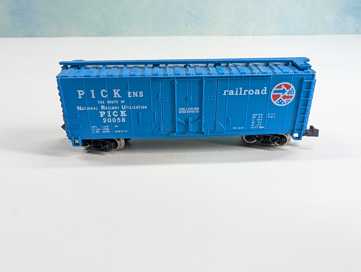 USED Atlas N Scale Box Car Pickens Railroad #20058