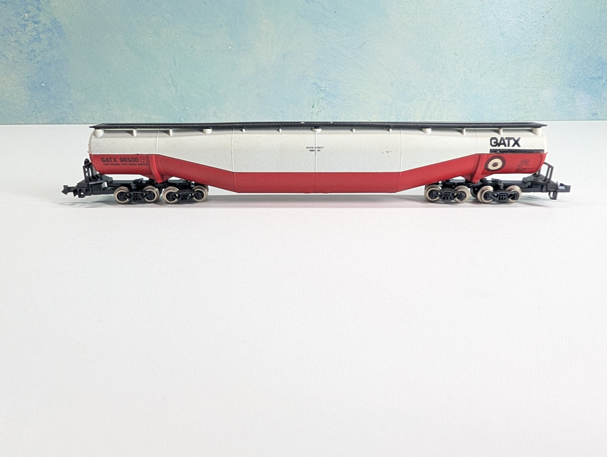 USED Atlas 3114 N Scale 94' Jumbo Tank Car GATX #96500