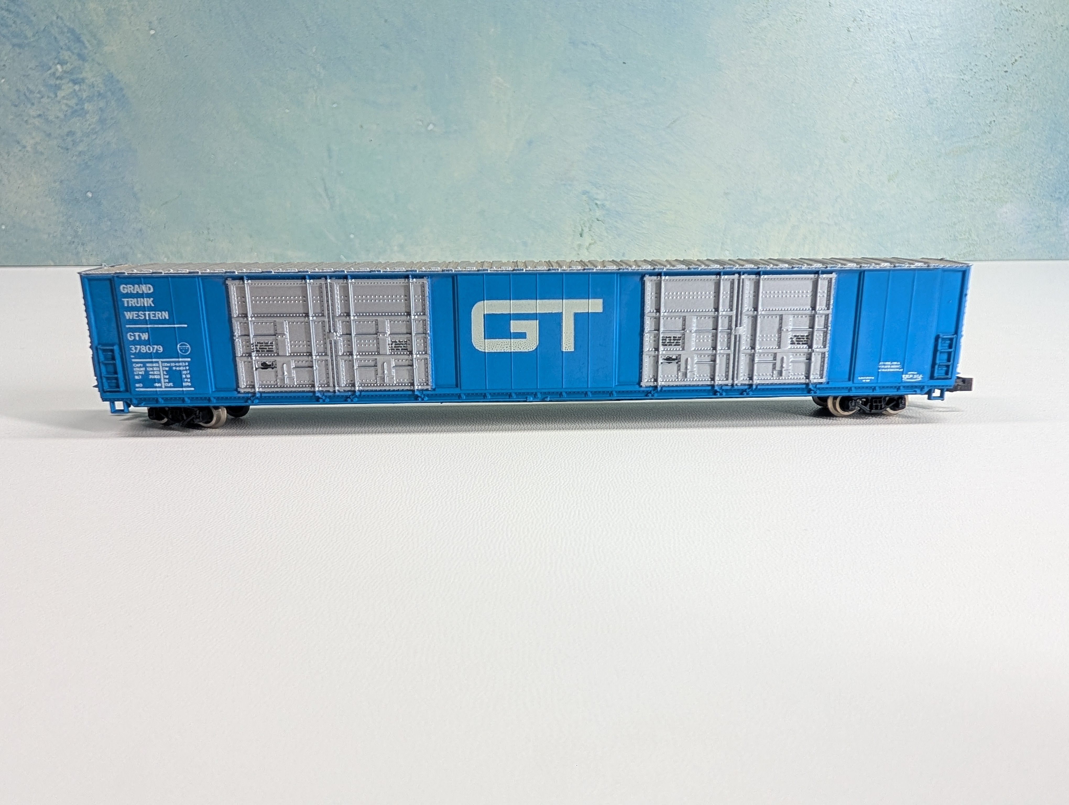 USED Atlas 3133 N Scale 86' HI-Cube Box Car Grand Trunk Western GTW #378079
