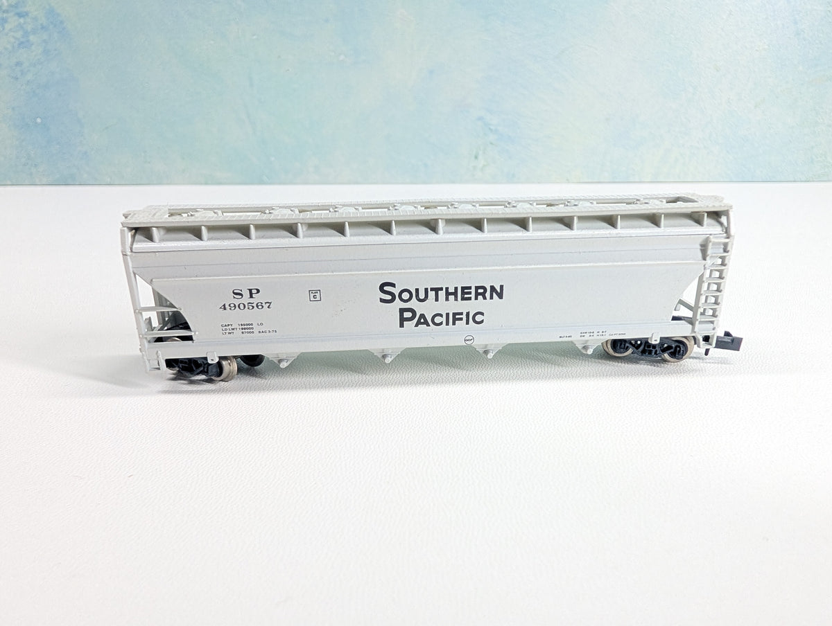 USED Atlas 3702 N Scale ACF Centerflow Hopper Southern Pacific SP #490567