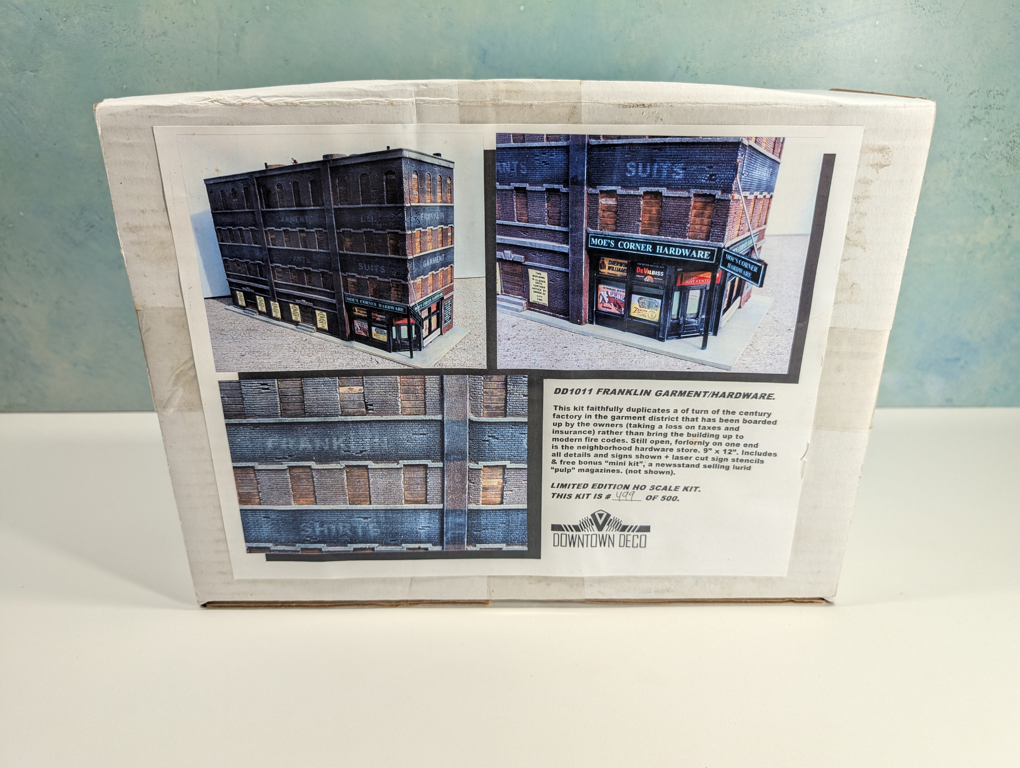 USED Downtown Deco 1011 HO Scale Franklin Garment KIT