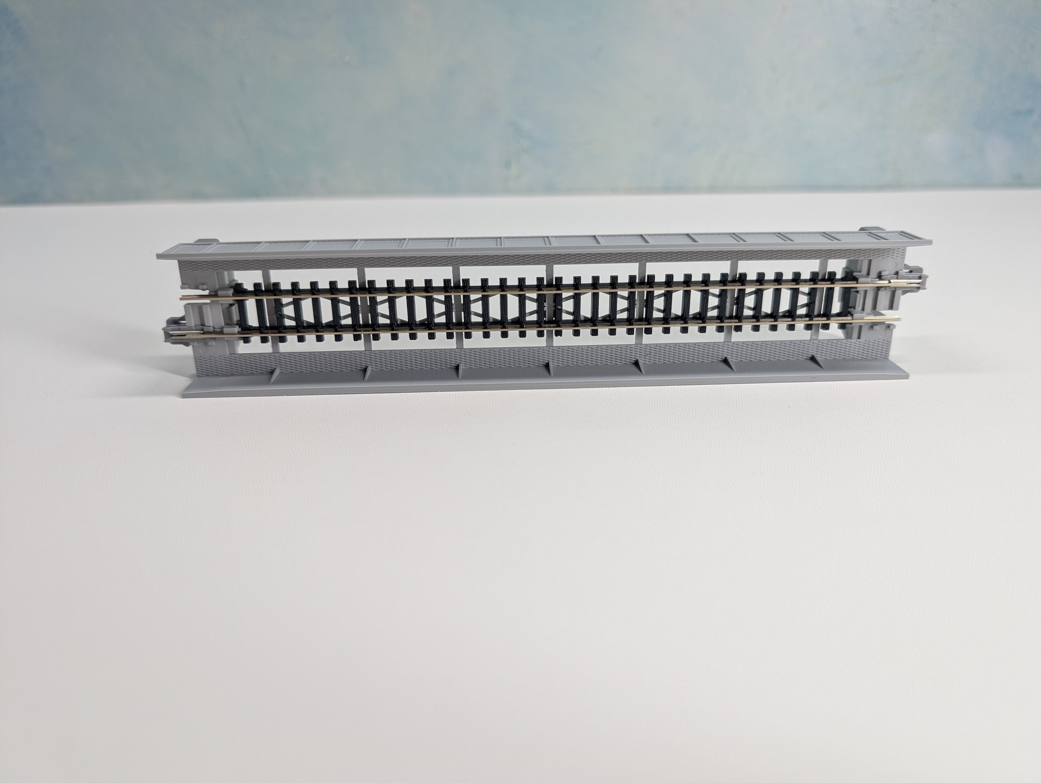 USED KATO 20-452 N Scale Single Plate Girder Bridge, Gray, Straight (186mm, 7 5/16") Unitrack, Code 80