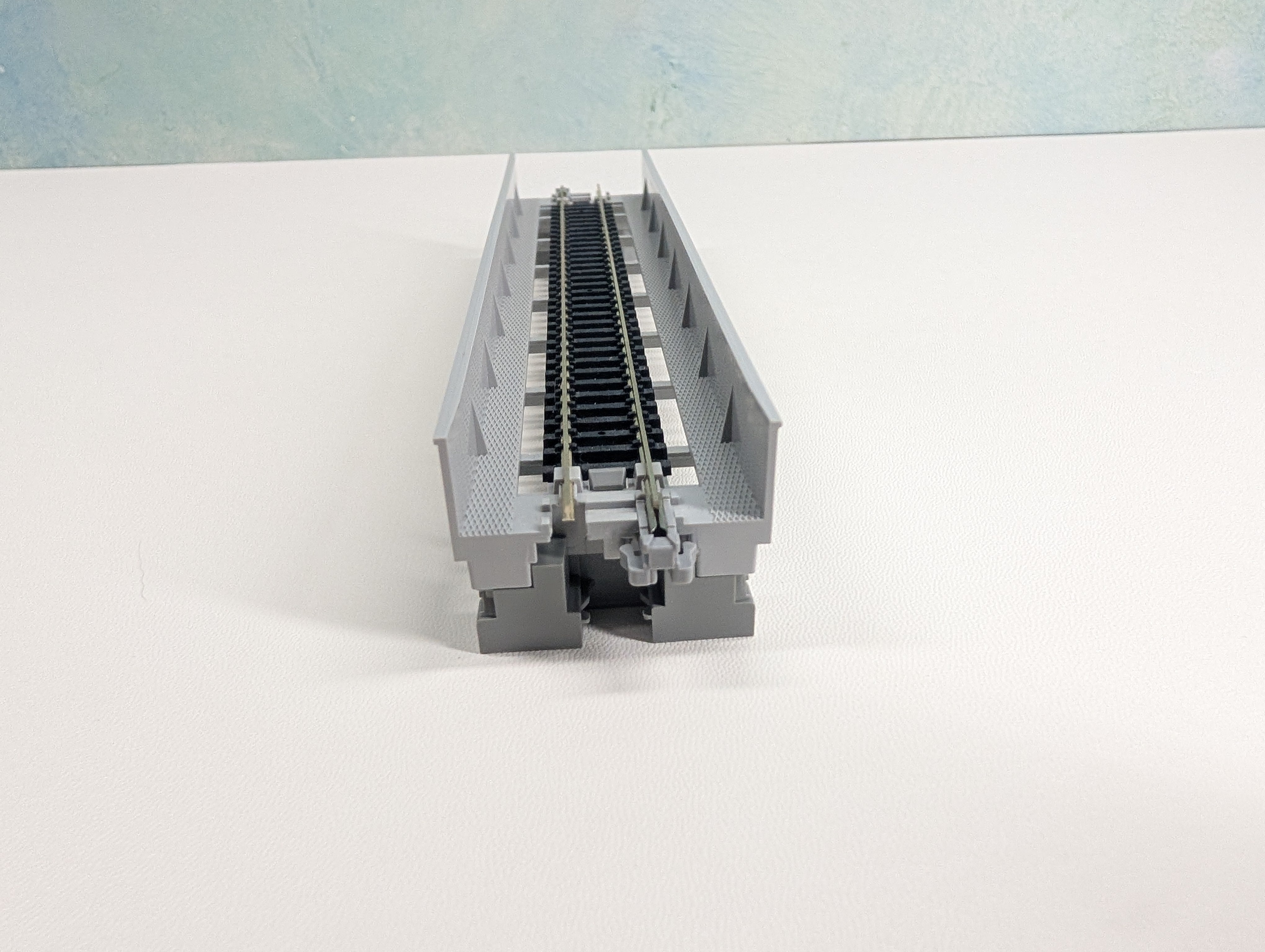 USED KATO 20-452 N Scale Single Plate Girder Bridge, Gray, Straight (186mm, 7 5/16") Unitrack, Code 80