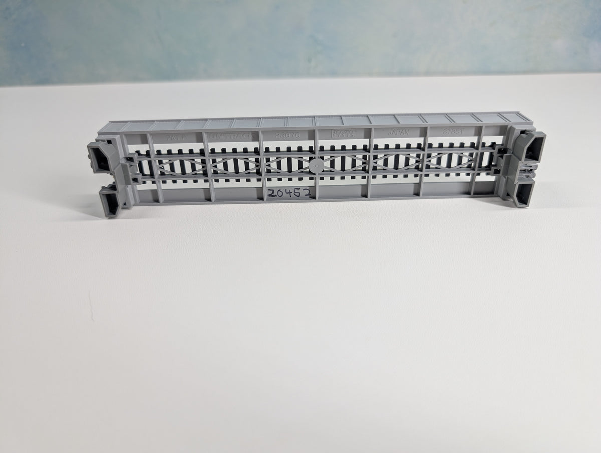 USED KATO 20-452 N Scale Single Plate Girder Bridge, Gray, Straight (186mm, 7 5/16") Unitrack, Code 80