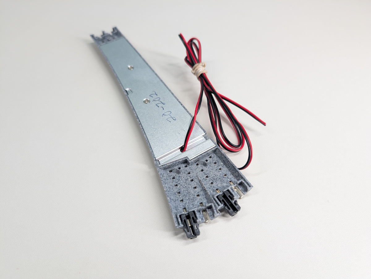 USED KATO 20-202 N Scale Electric Turnout #6 (28 1/4") 15R Left Hand Unitrack, Code 80