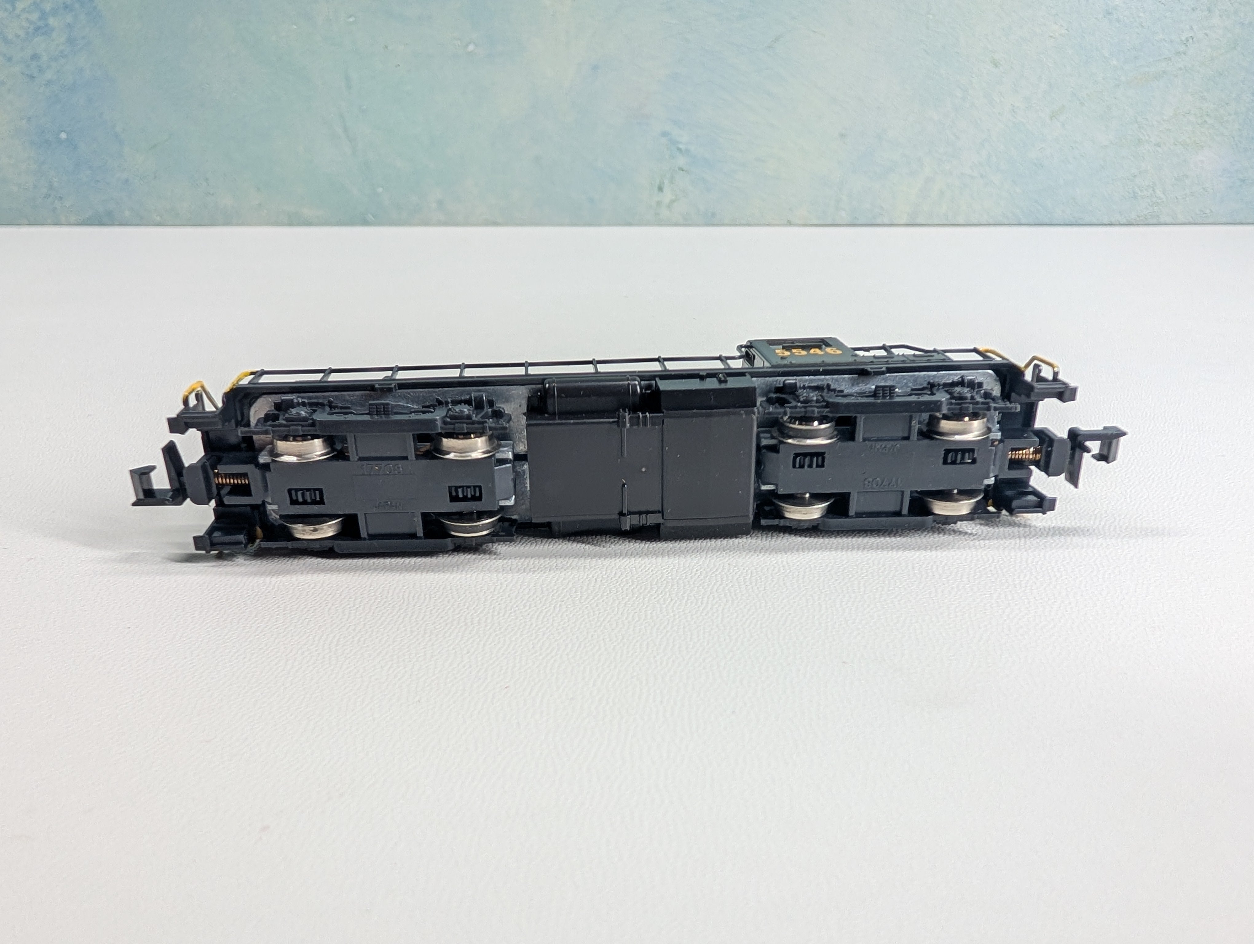 USED Atlas 4201 N Scale RS-3 Diesel Locomotive Pennsylvania PRR #5546 Runs Great! DC