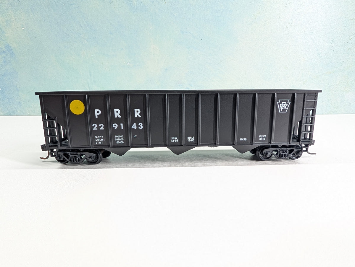 USED MCKEAN HO Scale 100 Ton 12-Panel Coal Hopper Pennsylvania PRR #229143