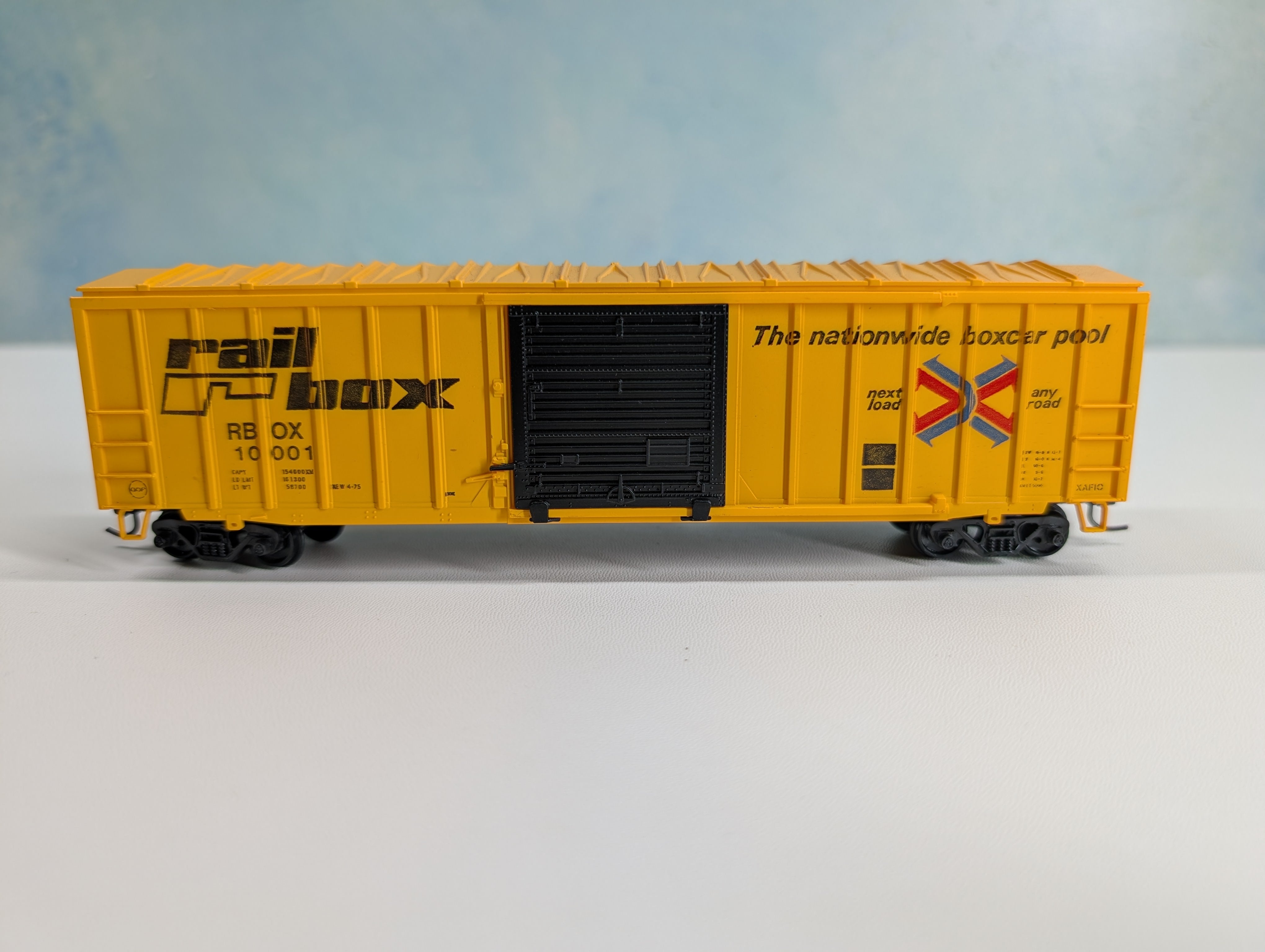 USED Athearn HO Scale 50' ACF Rail Box Type Box Car Railbox RBOX #10001