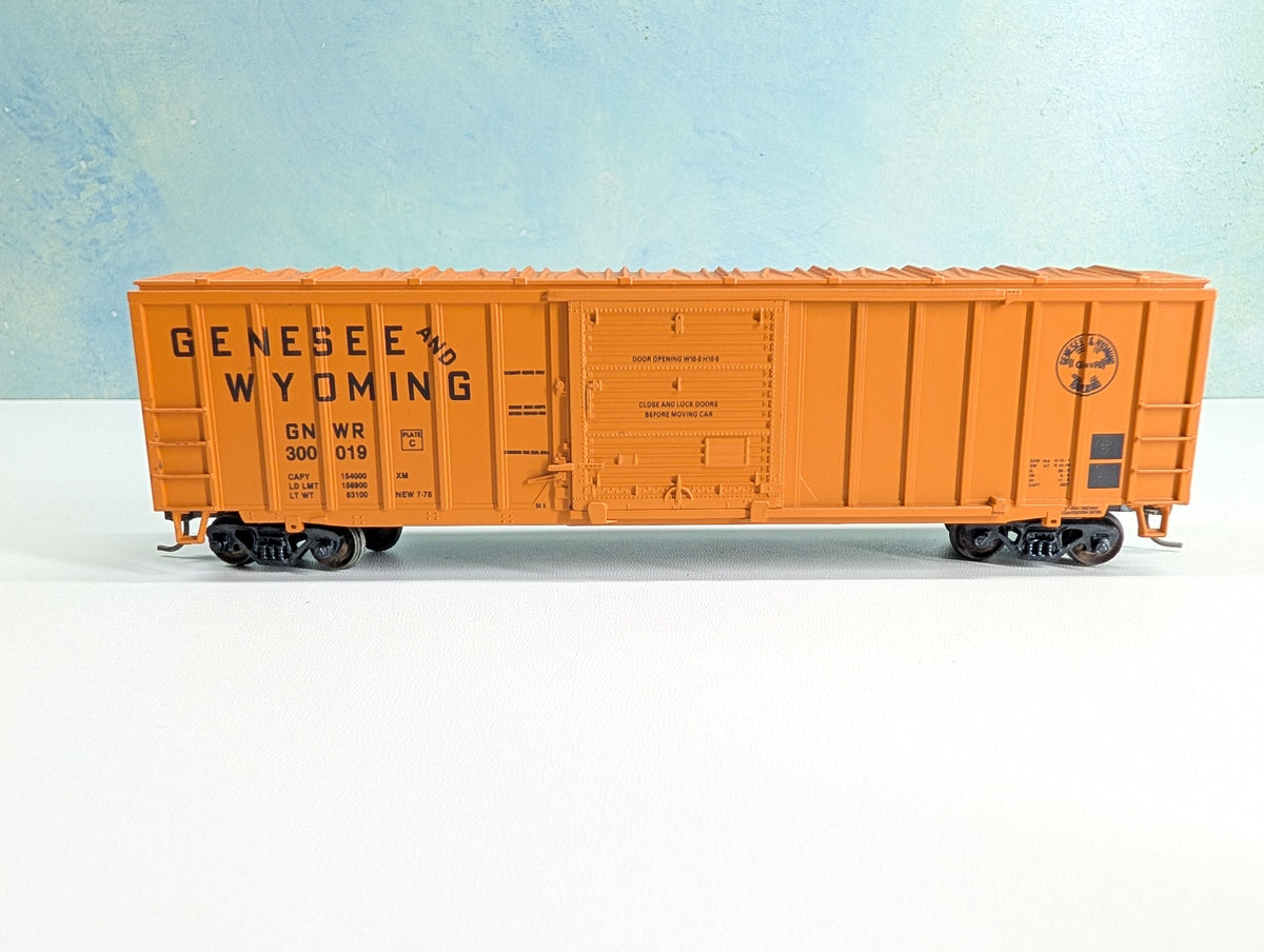 USED Athearn HO Scale 50' ACF Rail Box Type Box Car Genesee and Wyoming GNWR #300019 Bev-Bel