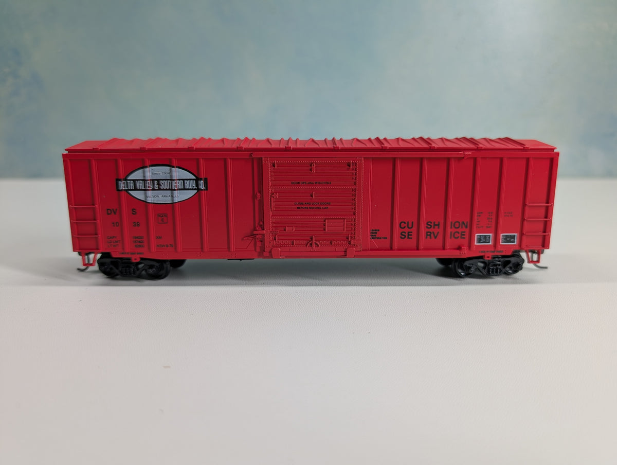 USED Athearn HO Scale 50' ACF Rail Box Type Box Car Delta Valley & Southern DVS #1039 Bev-Bel