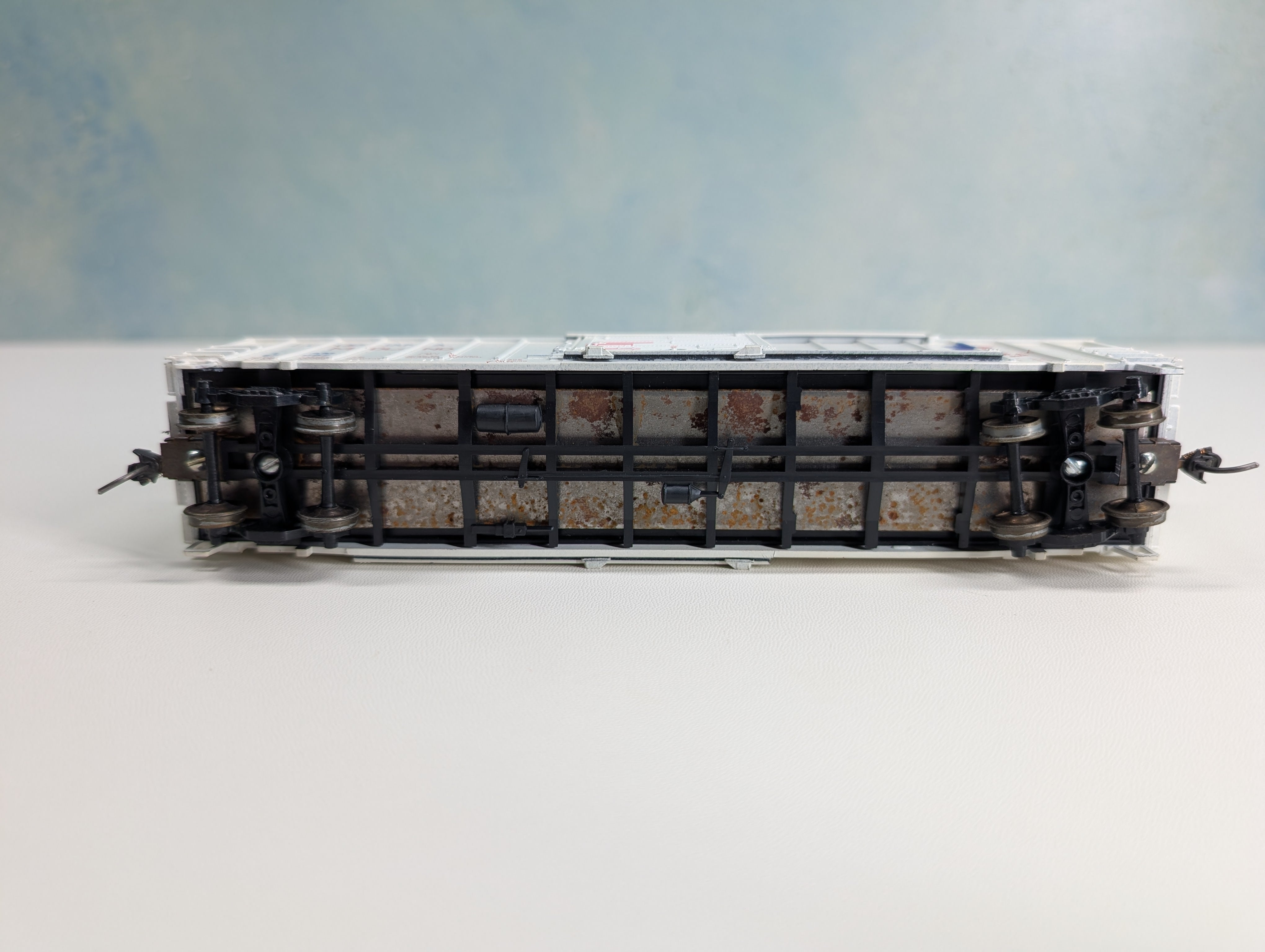 USED Athearn HO Scale 50' ACF Rail Box Type Box Car Louisiana Midland LOAM #870002 Bev-Bel