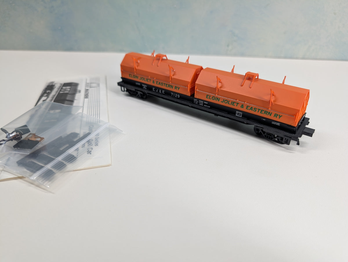 USED Walthers 932-3858 HO Scale Cushion Coil Car Elgin Joliet & Eastern EJ&E #7129