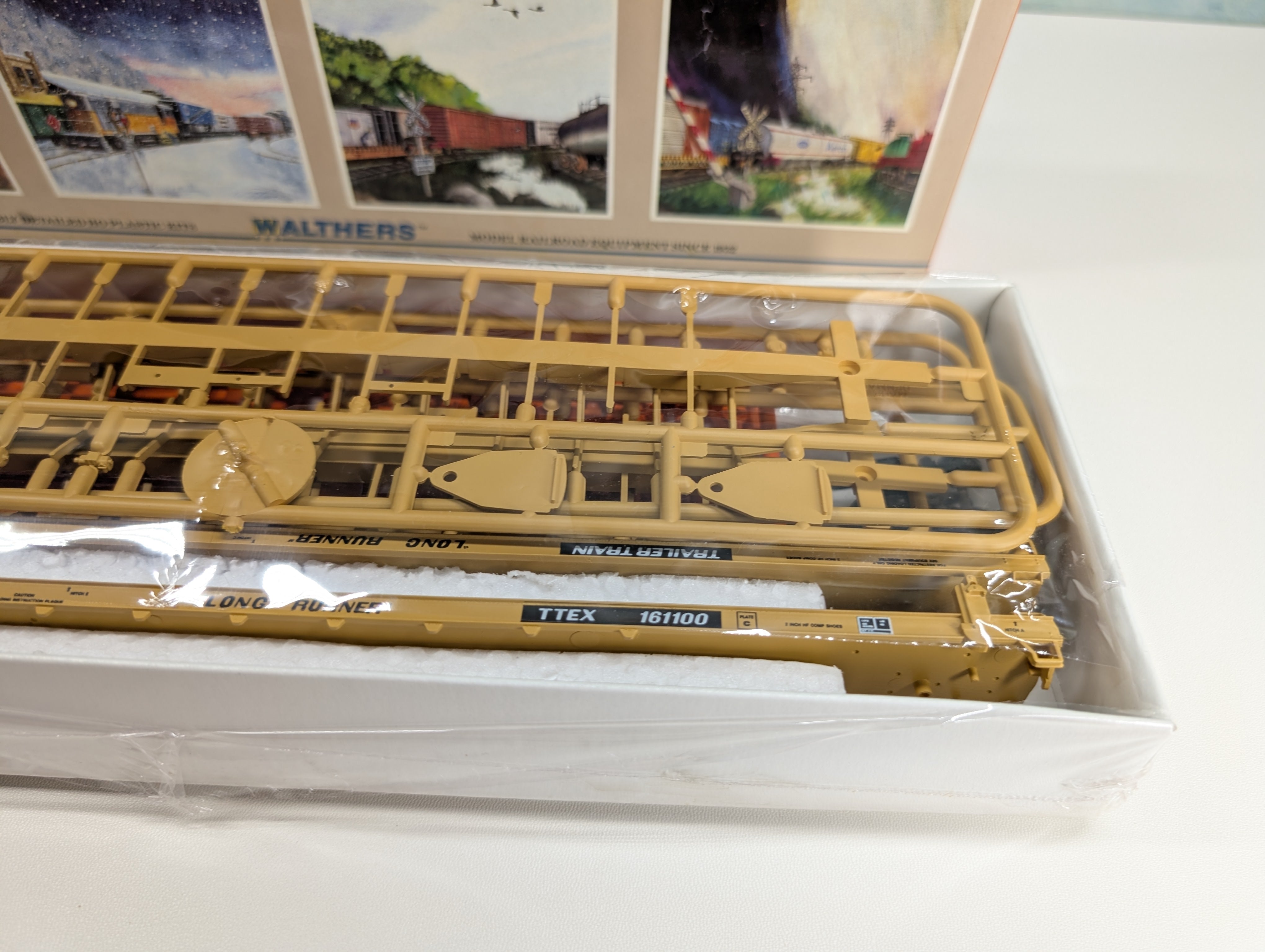 USED Walthers 932-4960 HO Scale 89' F89F TOFC Flat Car TTX TTEX #161100