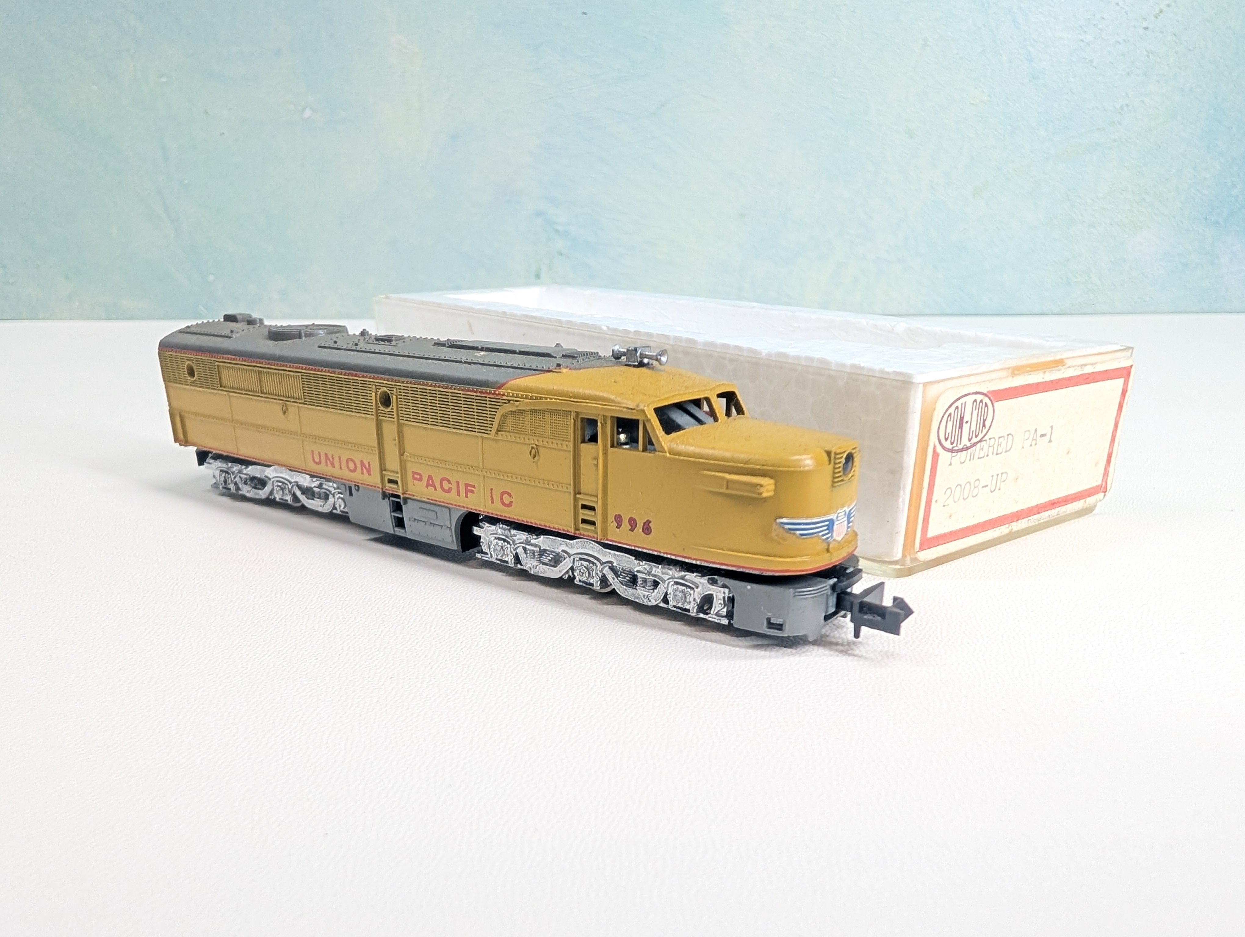 USED Con-Cor N Scale PA-1 Diesel Locomotive Union Pacific UP #996 Tested! DC