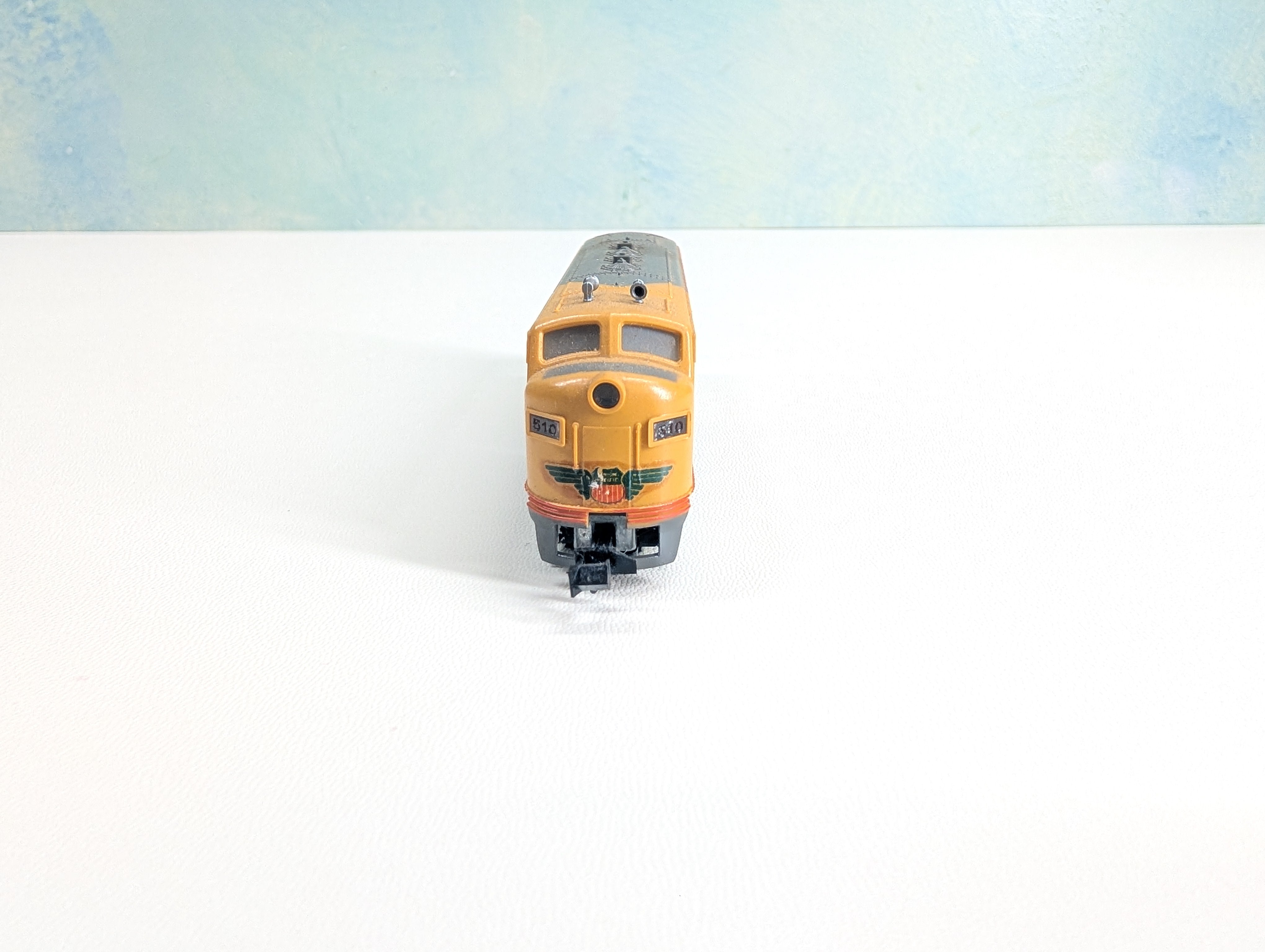 USED Postage Stamp Trains Aurora 4861 N Scale Diesel Locomotive Union Pacific UP #510 Parts/Repairs