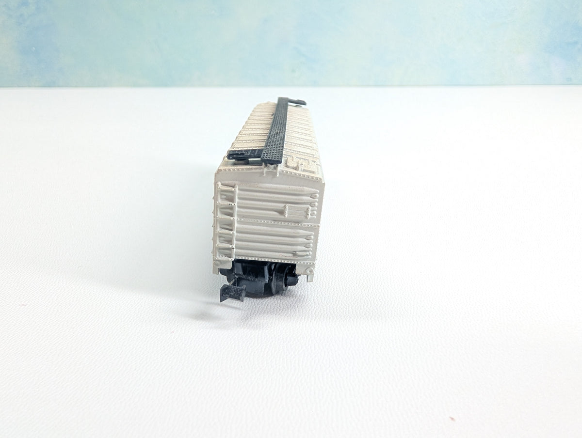 USED Postage Stamp Trains Aurora N Scale Box Car Carnation Milk CM #25063