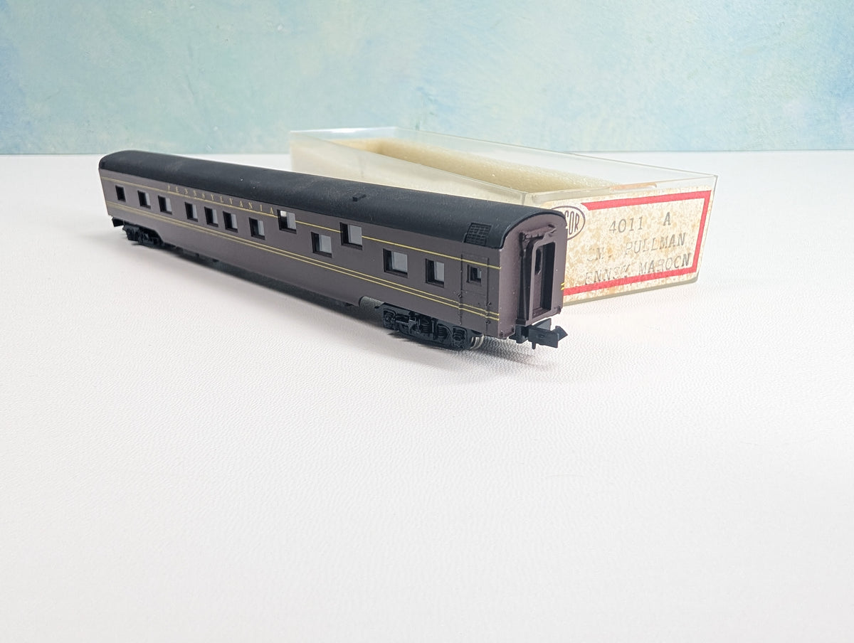 USED Con-Cor 4011 A N Scale Pullman Passenger Car Pennsylvania