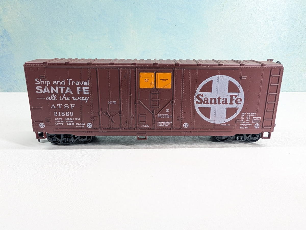 USED Athearn HO Scale 40' Grainloading Box Car Santa Fe ATSF #21889