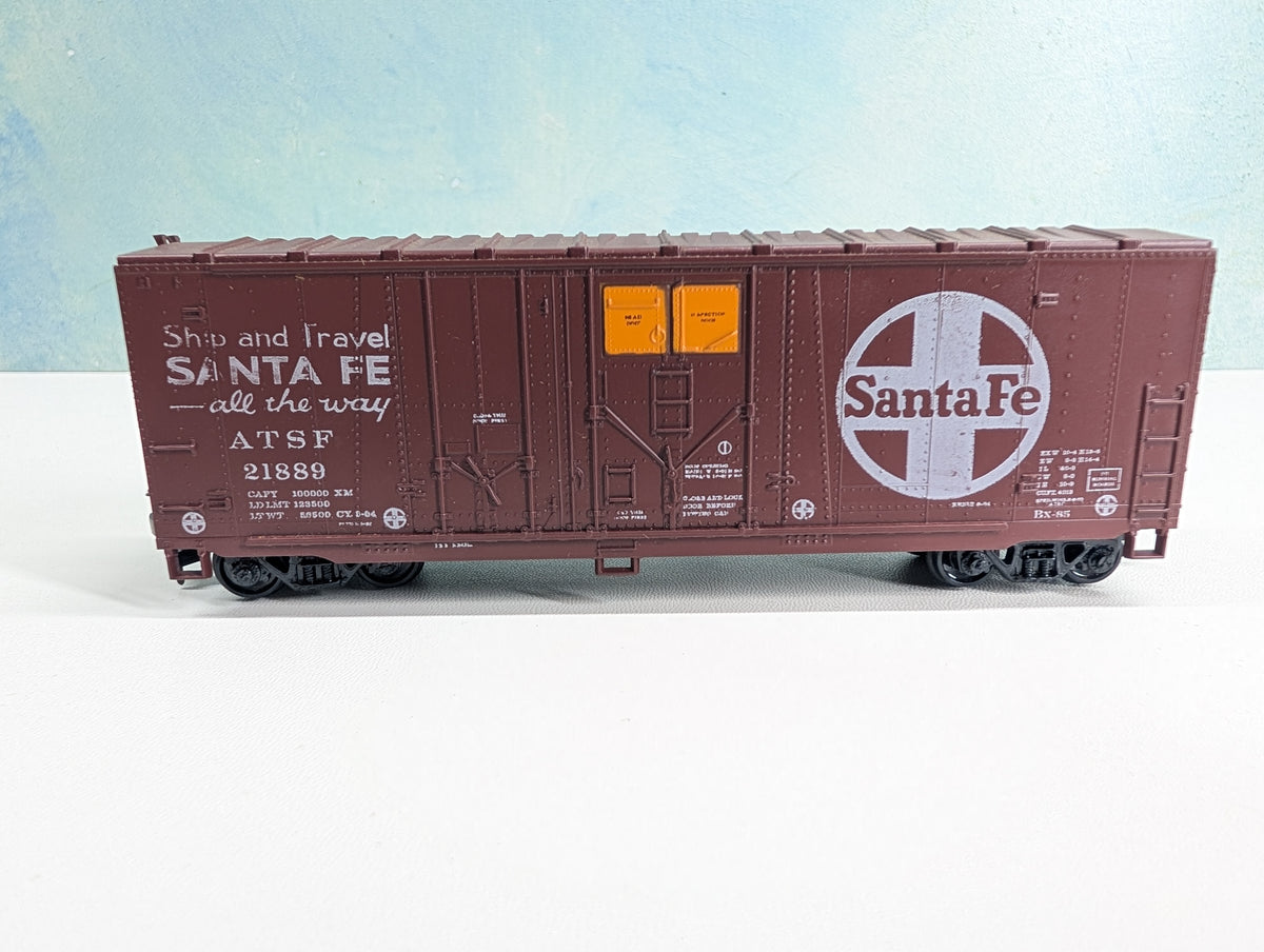 USED Athearn HO Scale 40' Grainloading Box Car Santa Fe ATSF #21889