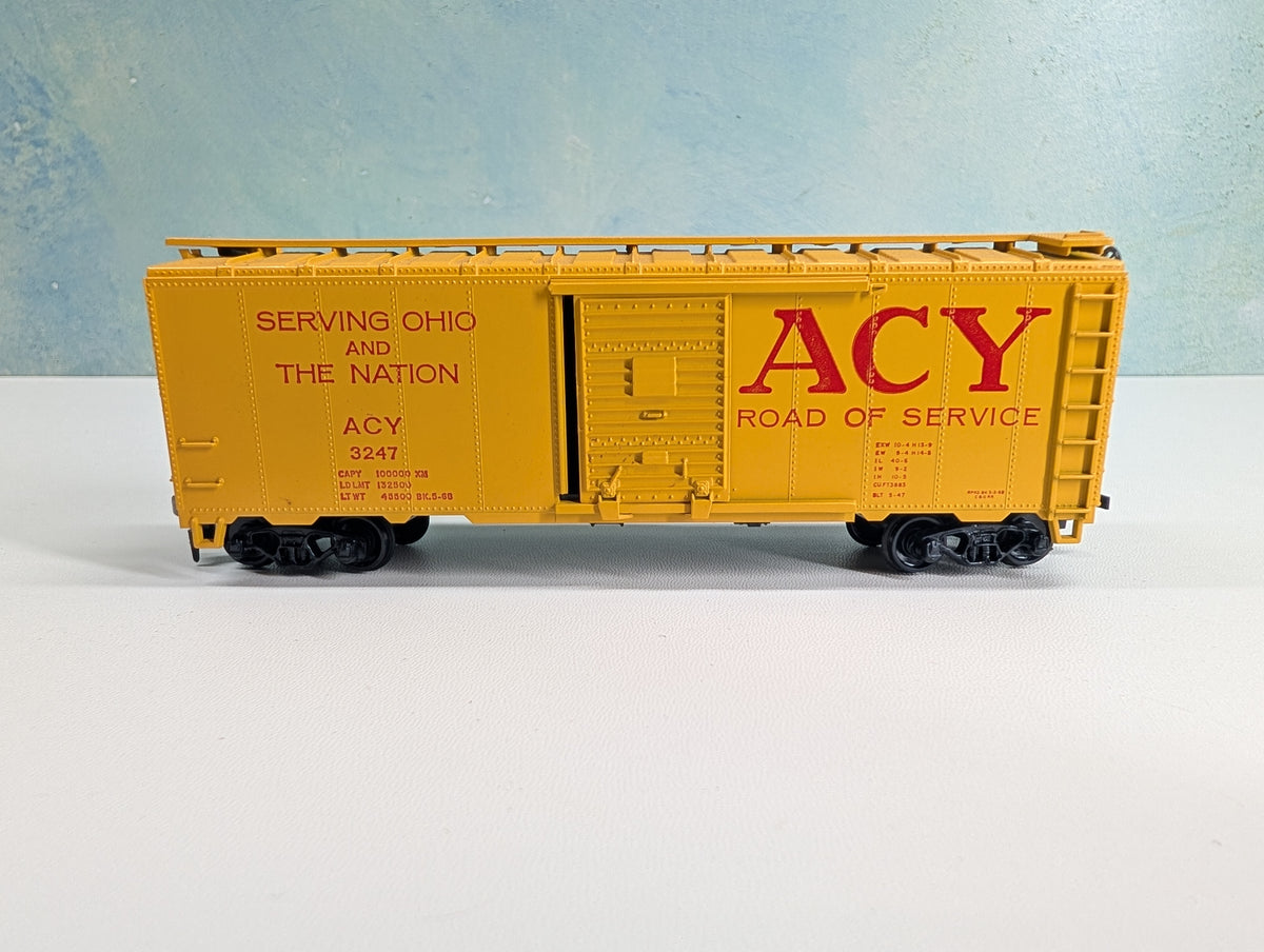 USED Athearn HO Scale 40' Box Car ACY #3247