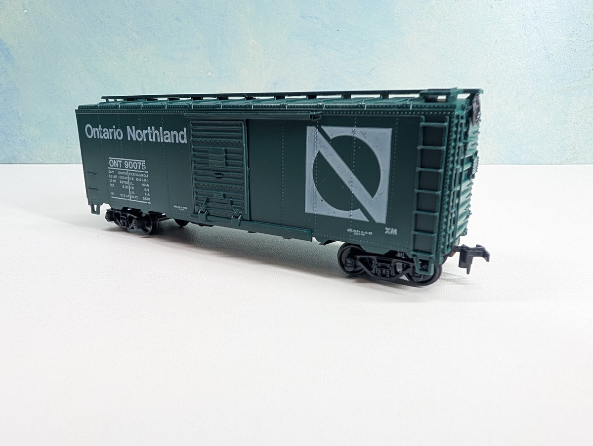 USED Athearn HO Scale 40' Box Car Ontario Northland Railway ONT #90075