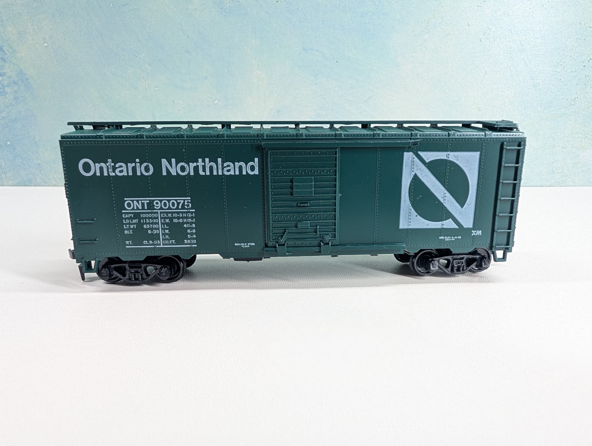 USED Athearn HO Scale 40' Box Car Ontario Northland Railway ONT #90075